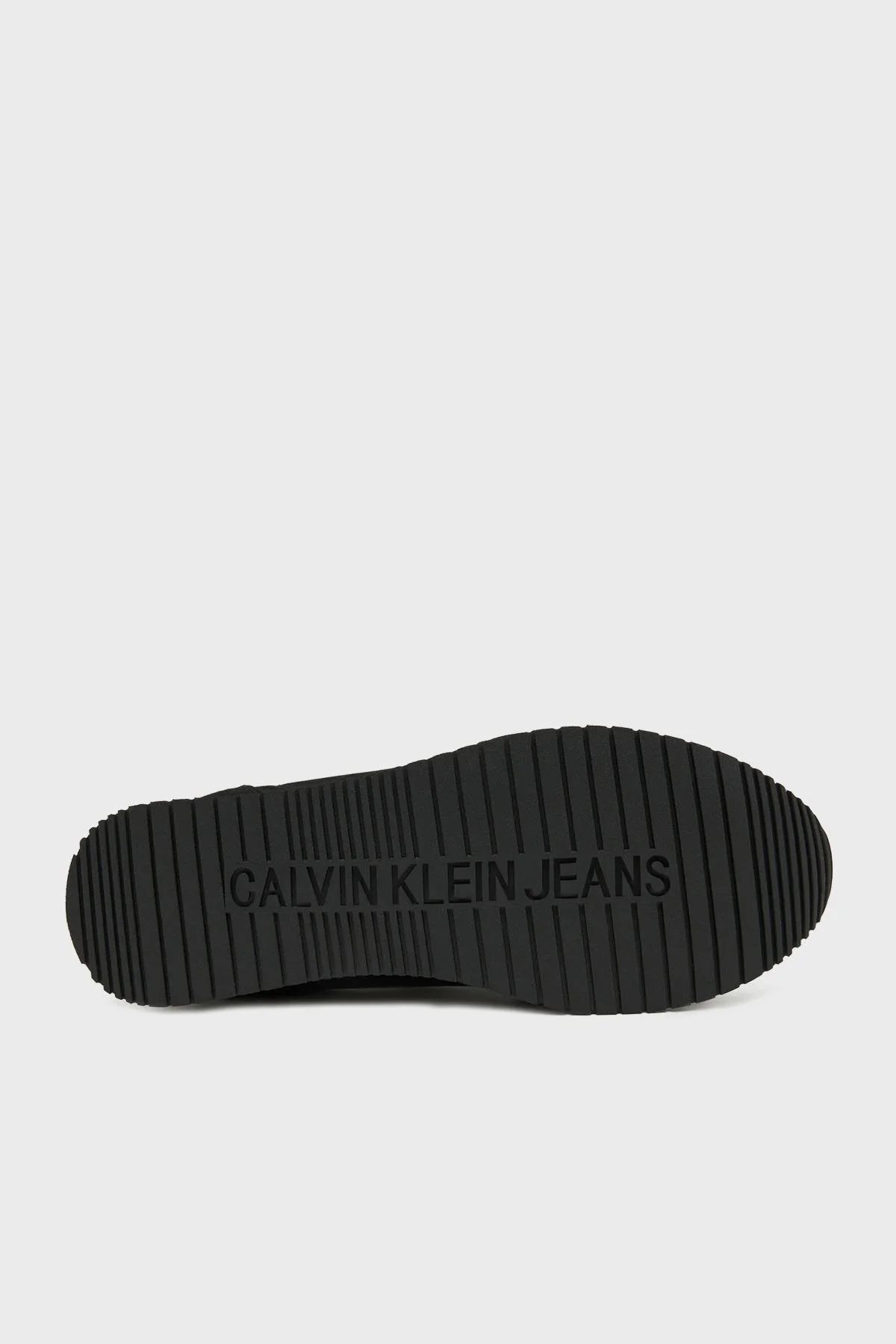 Calvin Klein Logolu Süet Detaylı Sneaker YM0YM011520GM Erkek Ayakkabı YM0YM01152 0GM SİYAH-BEYAZ - 10