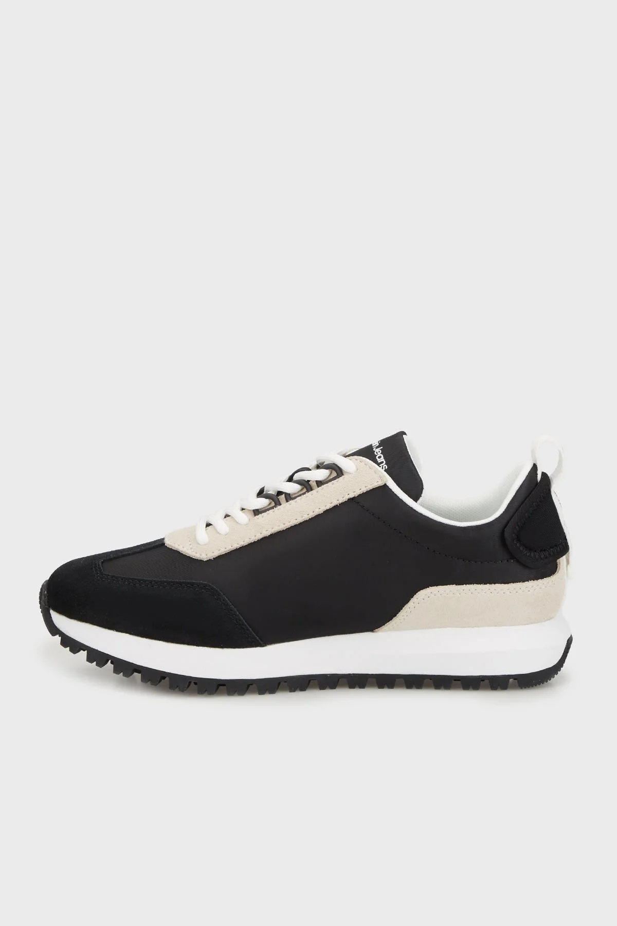 Calvin Klein Logolu Süet Detaylı Sneaker YW0YW01100BEH Bayan Ayakkabı YW0YW01100 BEH SİYAH - 2