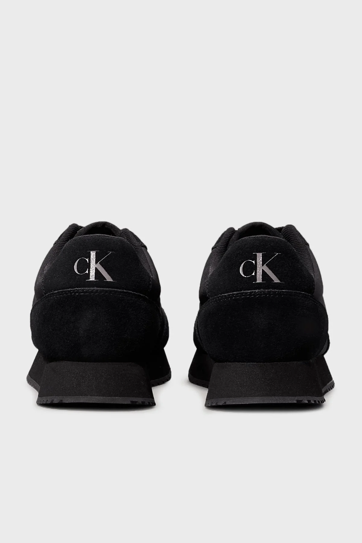 Calvin Klein Logolu Süet Sneaker YM0YM011190GJ Erkek Ayakkabı YM0YM01119 0GJ SİYAH - 5