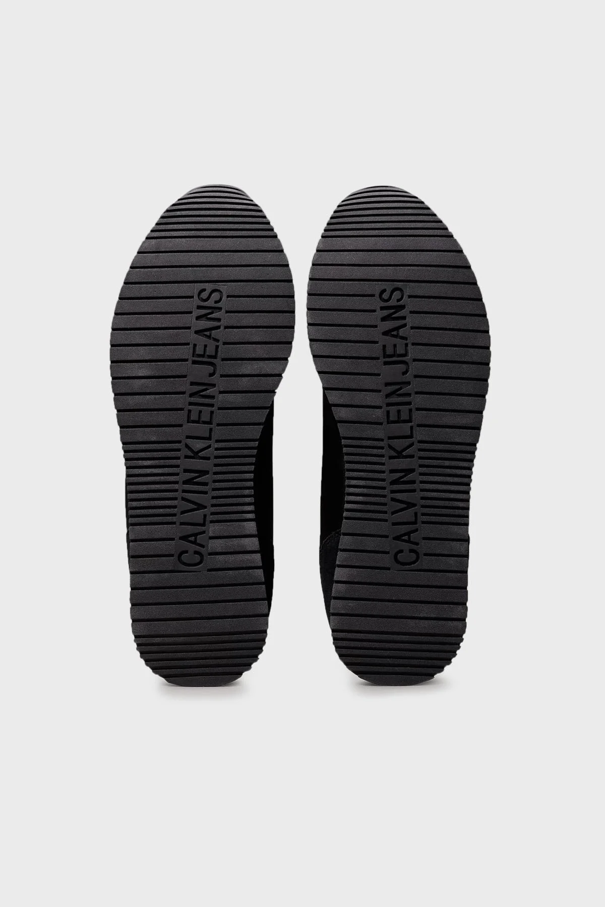Calvin Klein Logolu Süet Sneaker YM0YM011190GJ Erkek Ayakkabı YM0YM01119 0GJ SİYAH - 6
