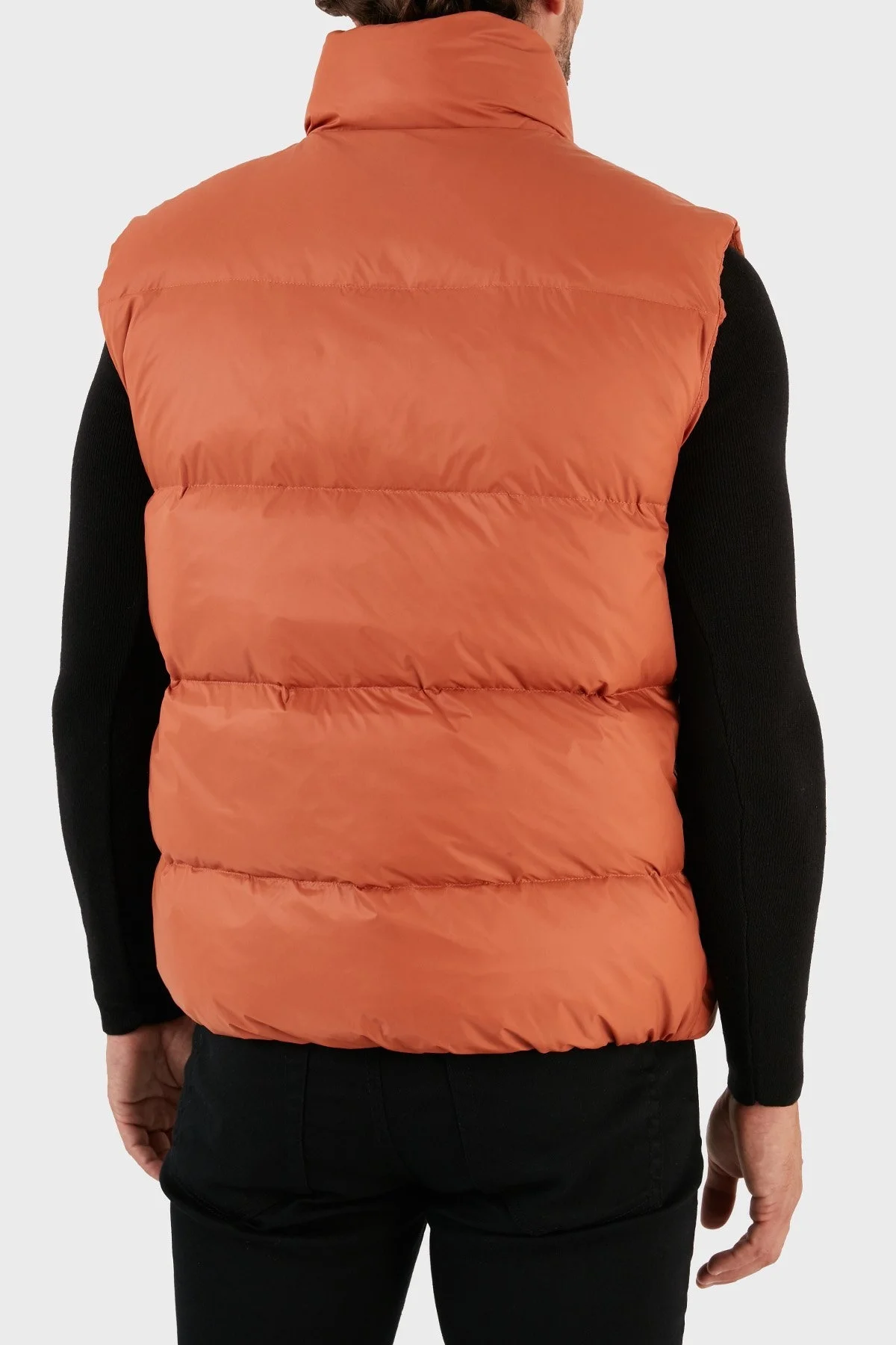 Calvin Klein Logolu Suya Dayanıklı Dik Yaka Regular Fit Şişme Erkek Yelek J30J323473 GAN KİREMİT - 2