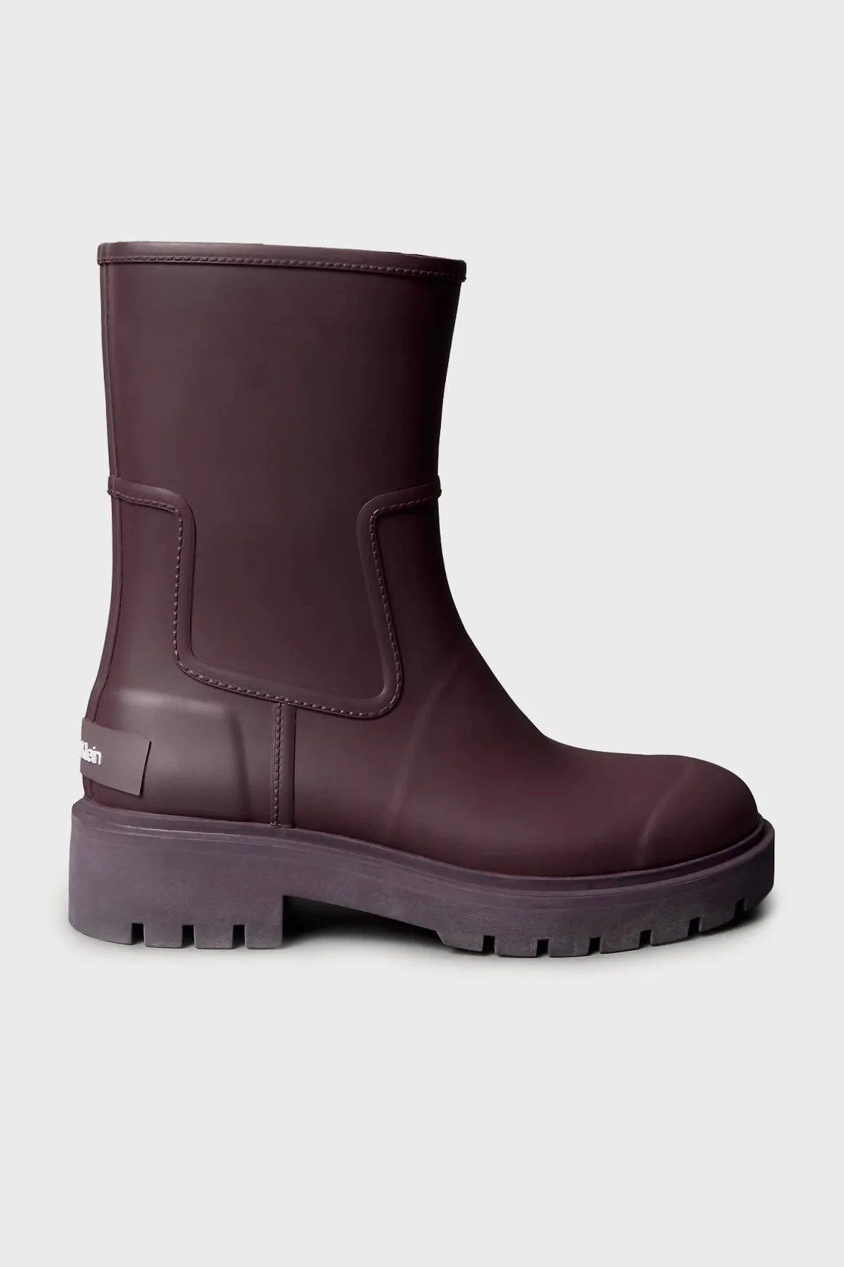 Calvin Klein Logolu Suya Dayanıklı YW0YW02004VH2 Bayan Bot YW0YW02004 VH2 BORDO - 1