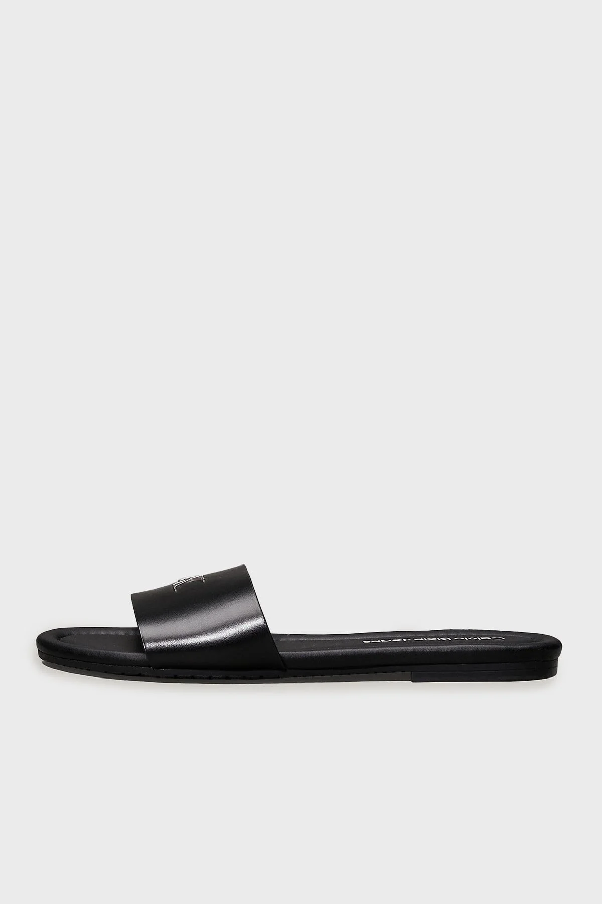 Calvin Klein Logolu Tek Bant YW0YW016970GJ Bayan Terlik YW0YW01697 0GJ SİYAH - 8