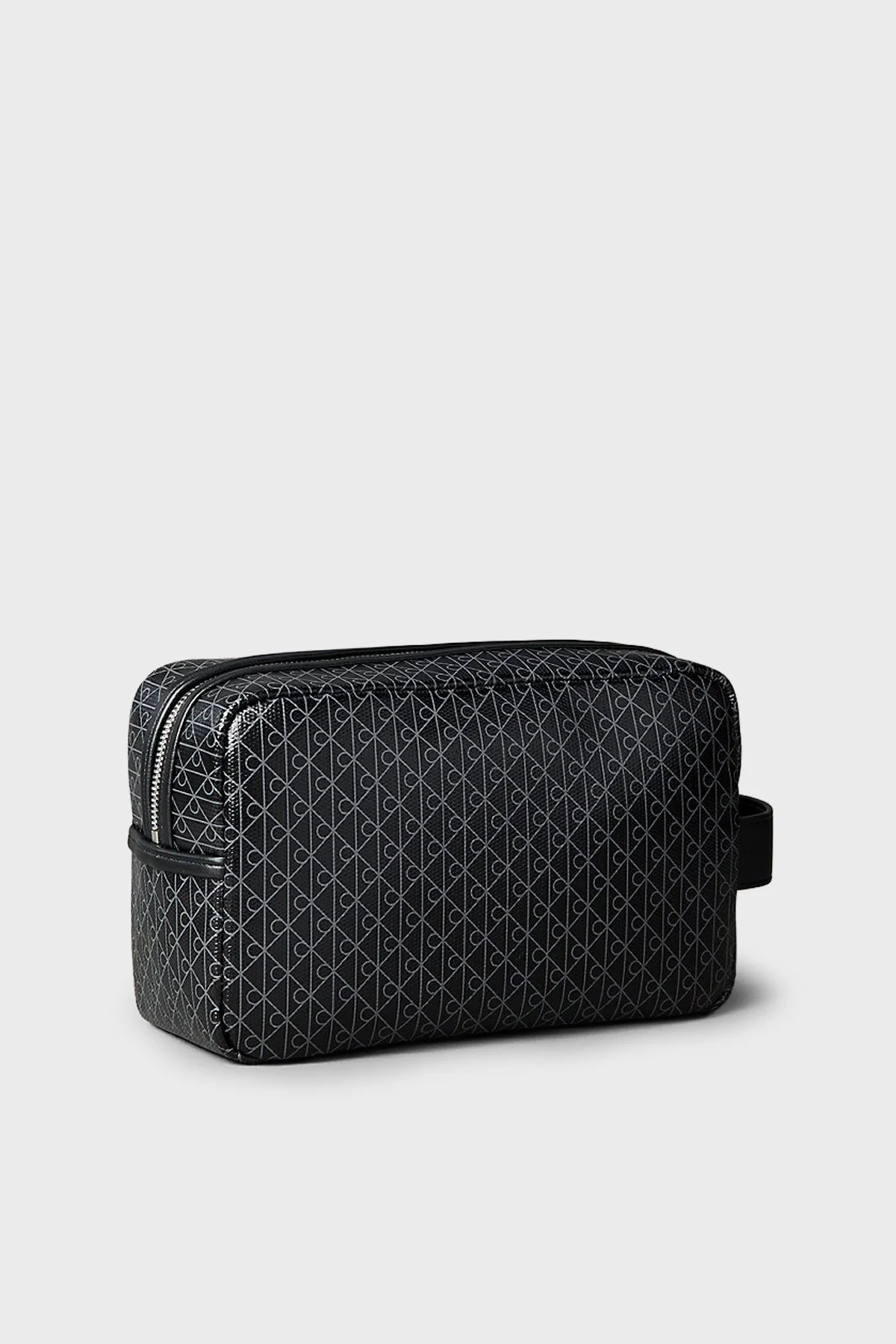 Calvin Klein Logolu Tek Saplı LV04D1082GUB1 Erkek Traş Çantası LV04D1082G UB1 SİYAH - 2