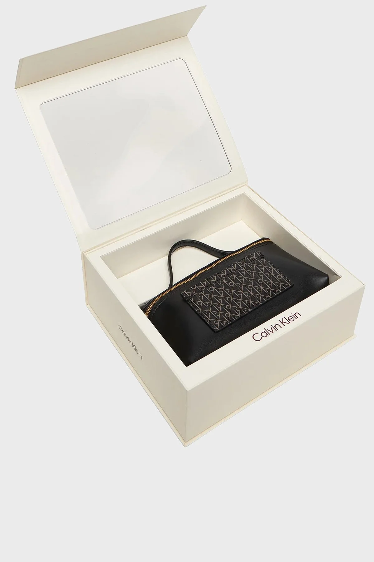 Calvin Klein Logolu Tek Saplı LV04F1102G2XA Bayan Çanta LV04F1102G 2XA SİYAH - 1