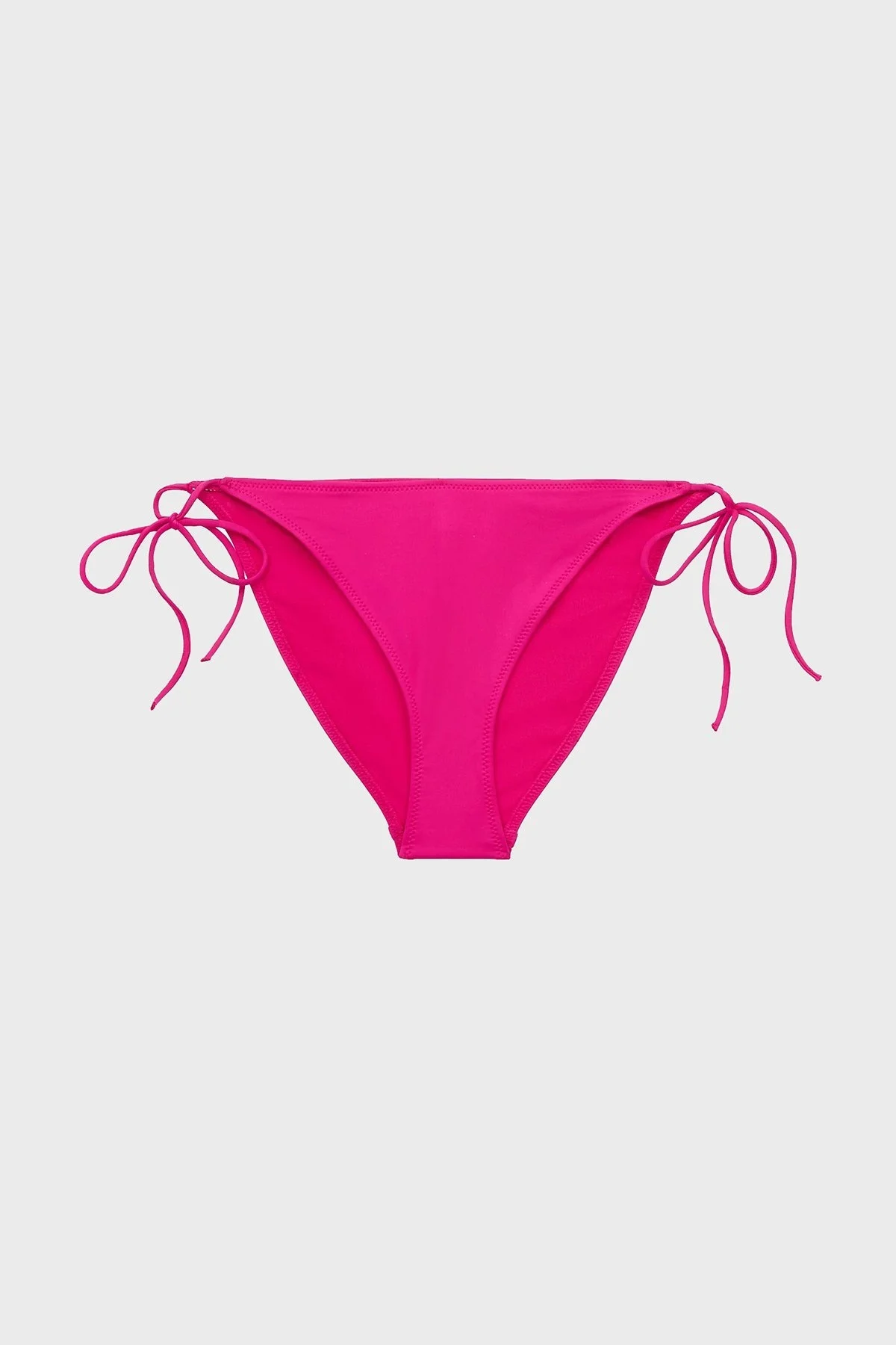 Calvin Klein Logolu Yandan Bağcıklı Bayan Bikini Altı KW0KW01702 T01 PEMBE - 4