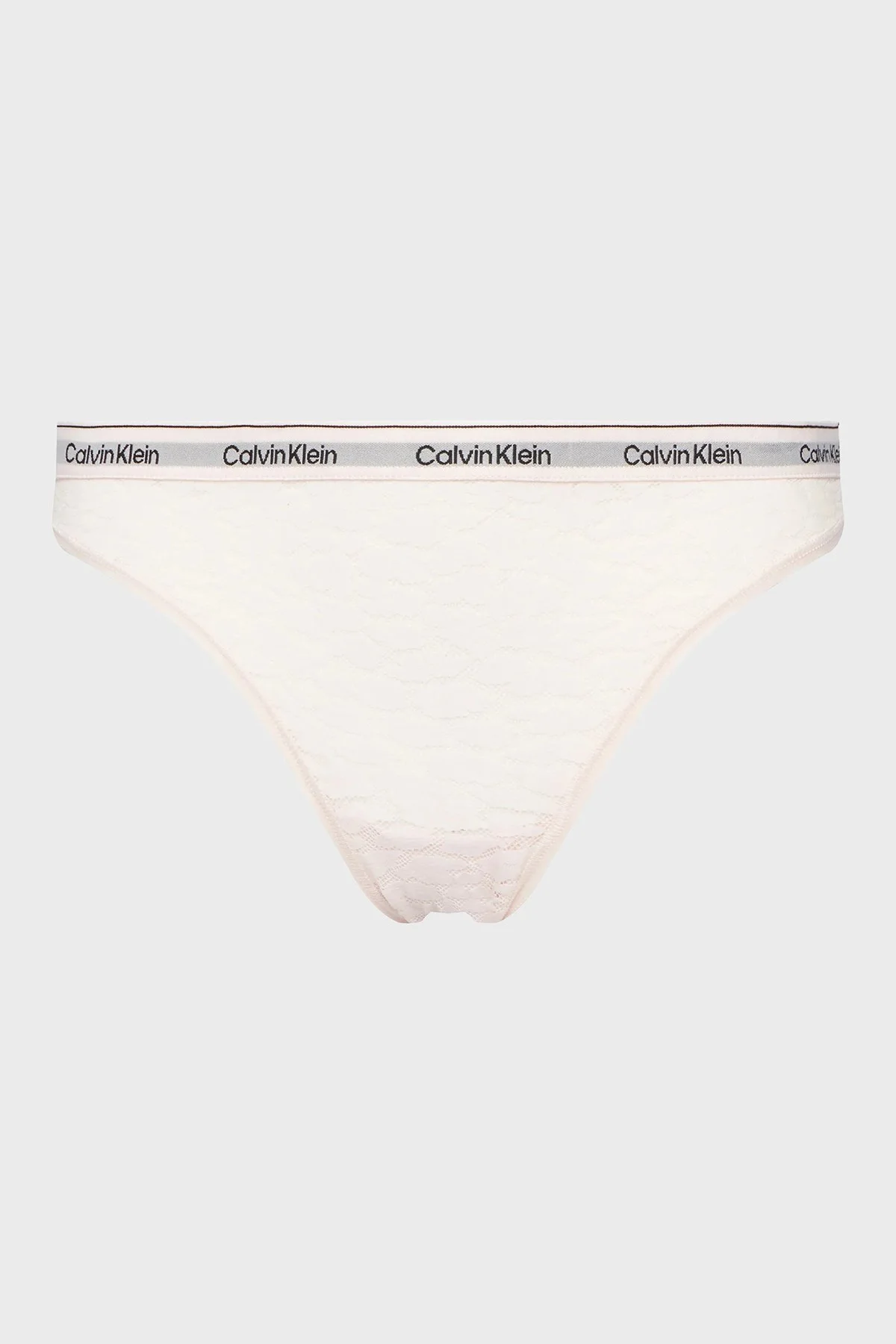 Calvin Klein Logolu Yarı Şeffaf 3 Pack 000QD5069E325 Kadın Külot 000QD5069E 325 Kırmızı-Siyah-Pudra - 7