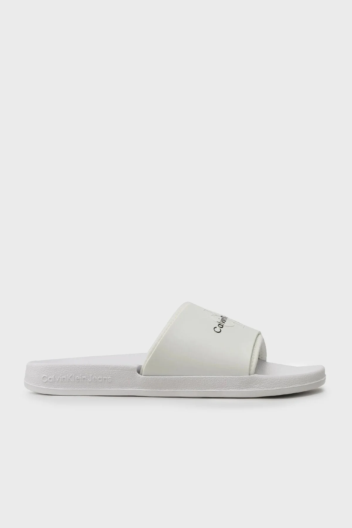 Calvin Klein Logolu YM0YM00361 YBR Erkek Terlik YM0YM00361 YBR BEYAZ - 1