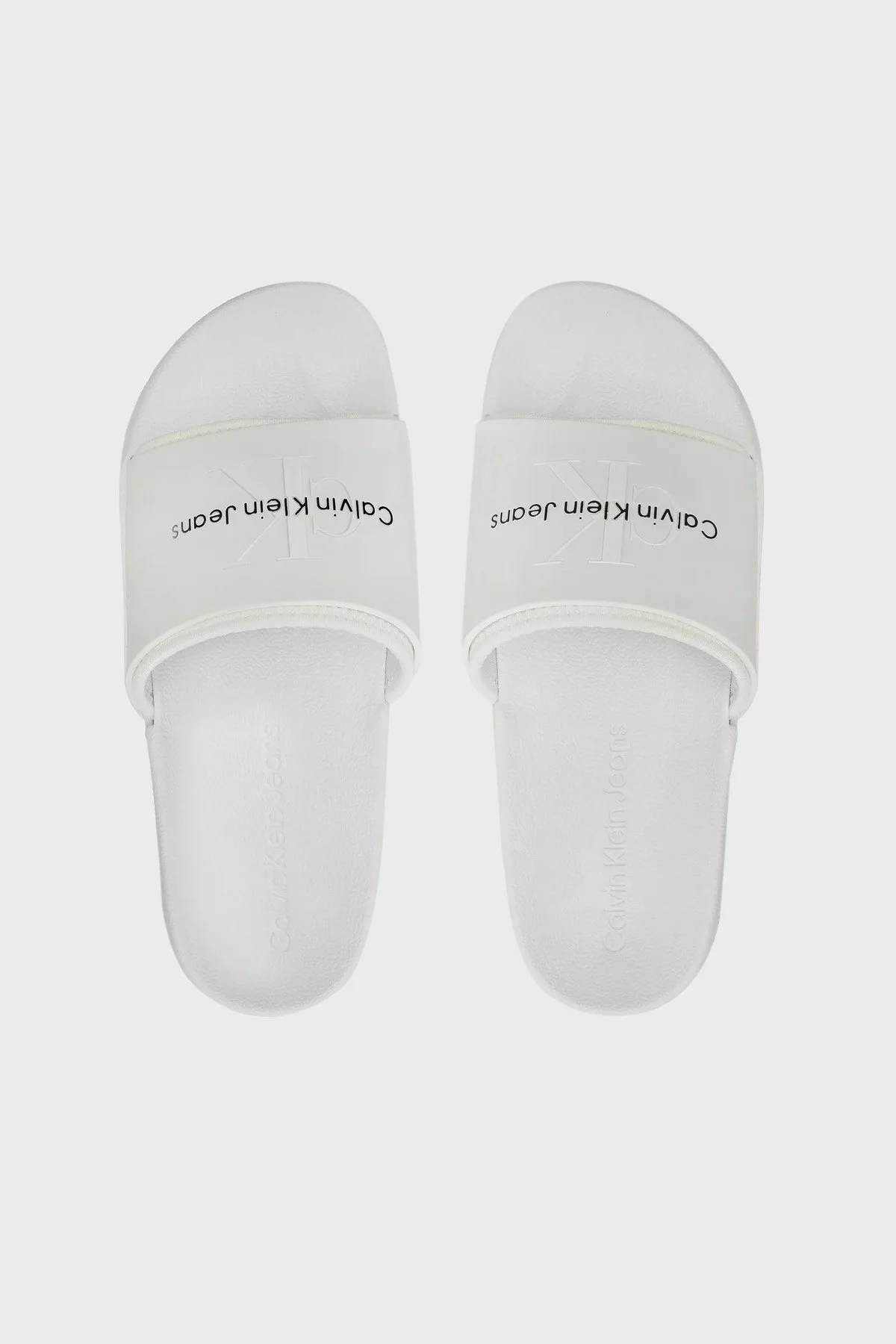 Calvin Klein Logolu YM0YM00361 YBR Erkek Terlik YM0YM00361 YBR BEYAZ - 5