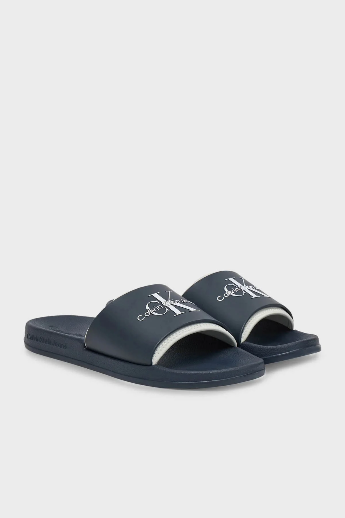 Calvin Klein Logolu YM0YM00361DW4 Erkek Terlik YM0YM00361 DW4 LACİVERT - 7