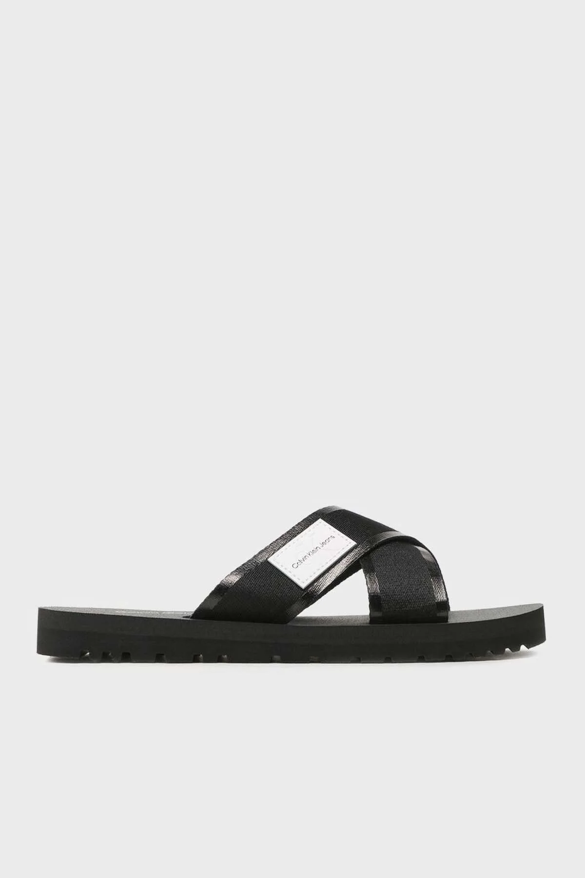 Calvin Klein Logolu YM0YM00641BDS Erkek Terlik YM0YM00641 BDS SİYAH - 1