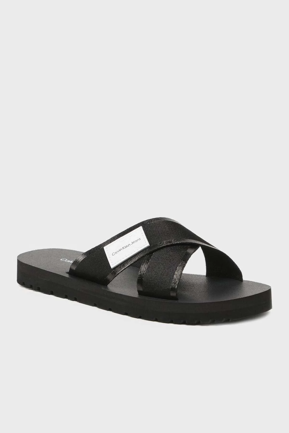 Calvin Klein Logolu YM0YM00641BDS Erkek Terlik YM0YM00641 BDS SİYAH - 2