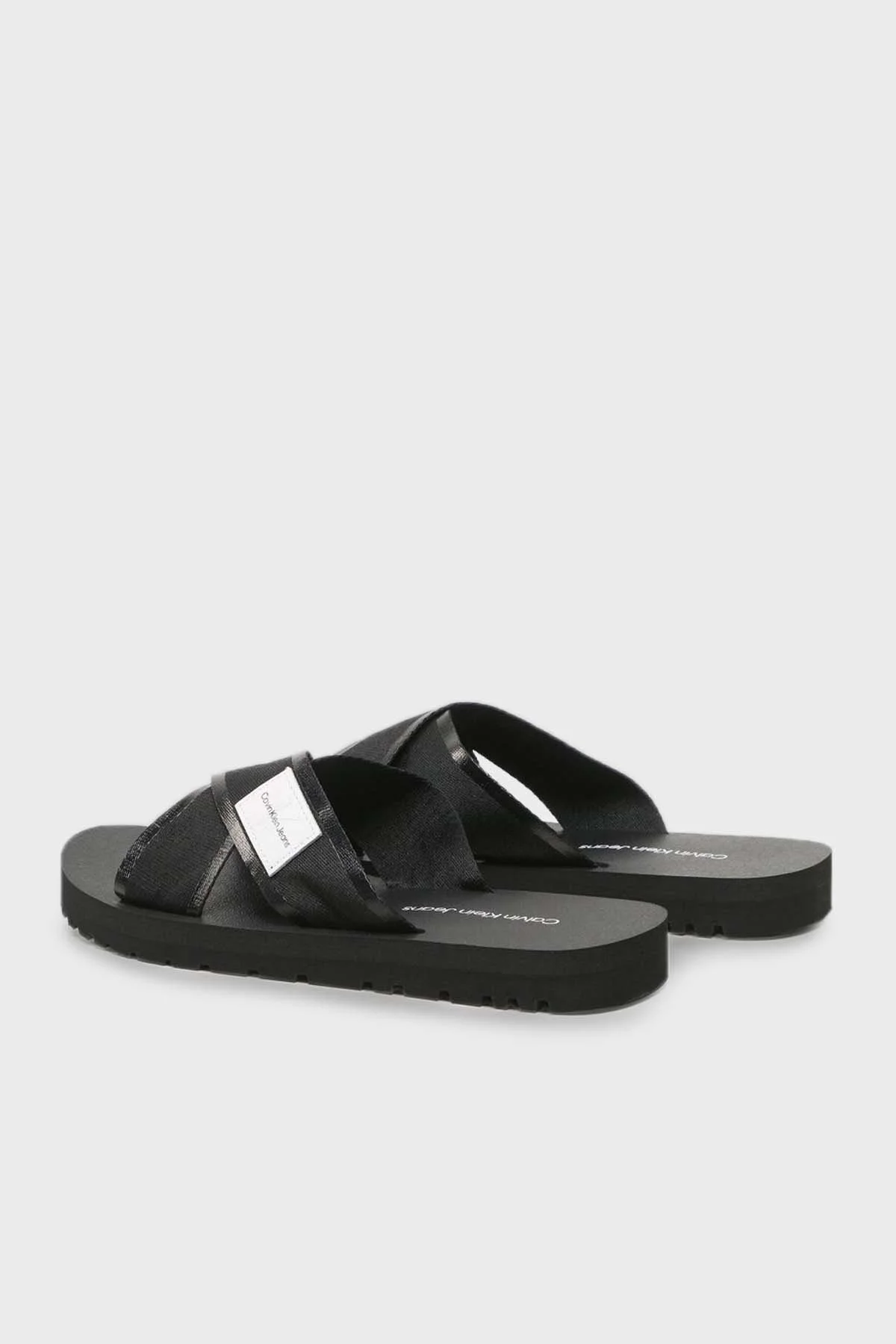 Calvin Klein Logolu YM0YM00641BDS Erkek Terlik YM0YM00641 BDS SİYAH - 3