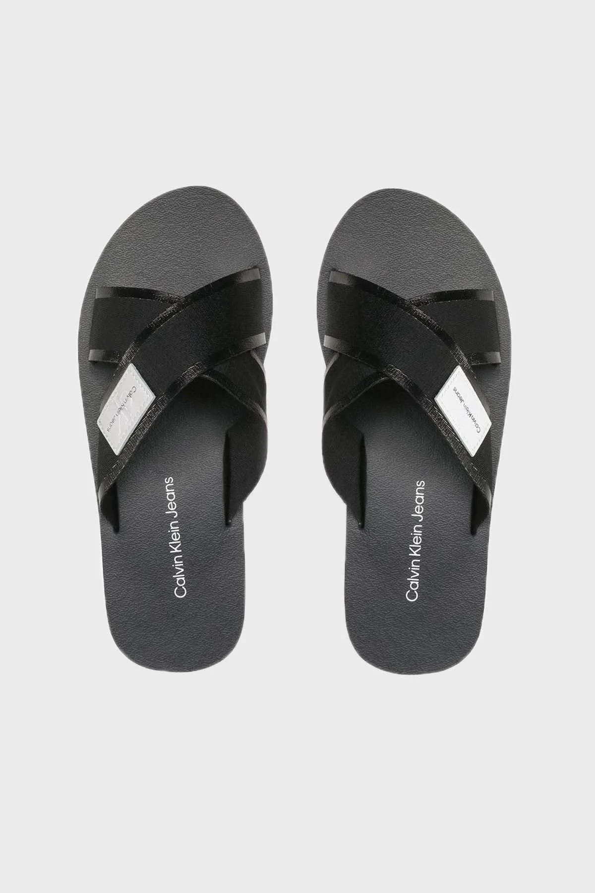 Calvin Klein Logolu YM0YM00641BDS Erkek Terlik YM0YM00641 BDS SİYAH - 5