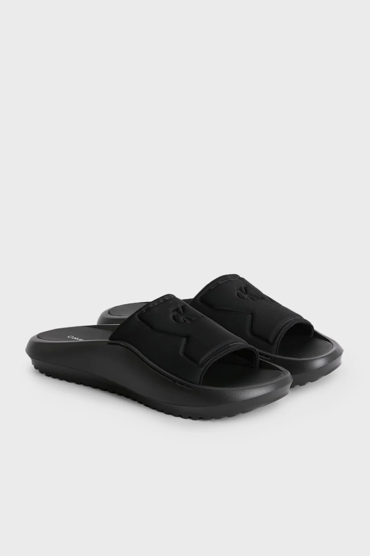 Calvin Klein Logolu YM0YM006450GM Erkek Terlik YM0YM00645 0GM SİYAH - 2