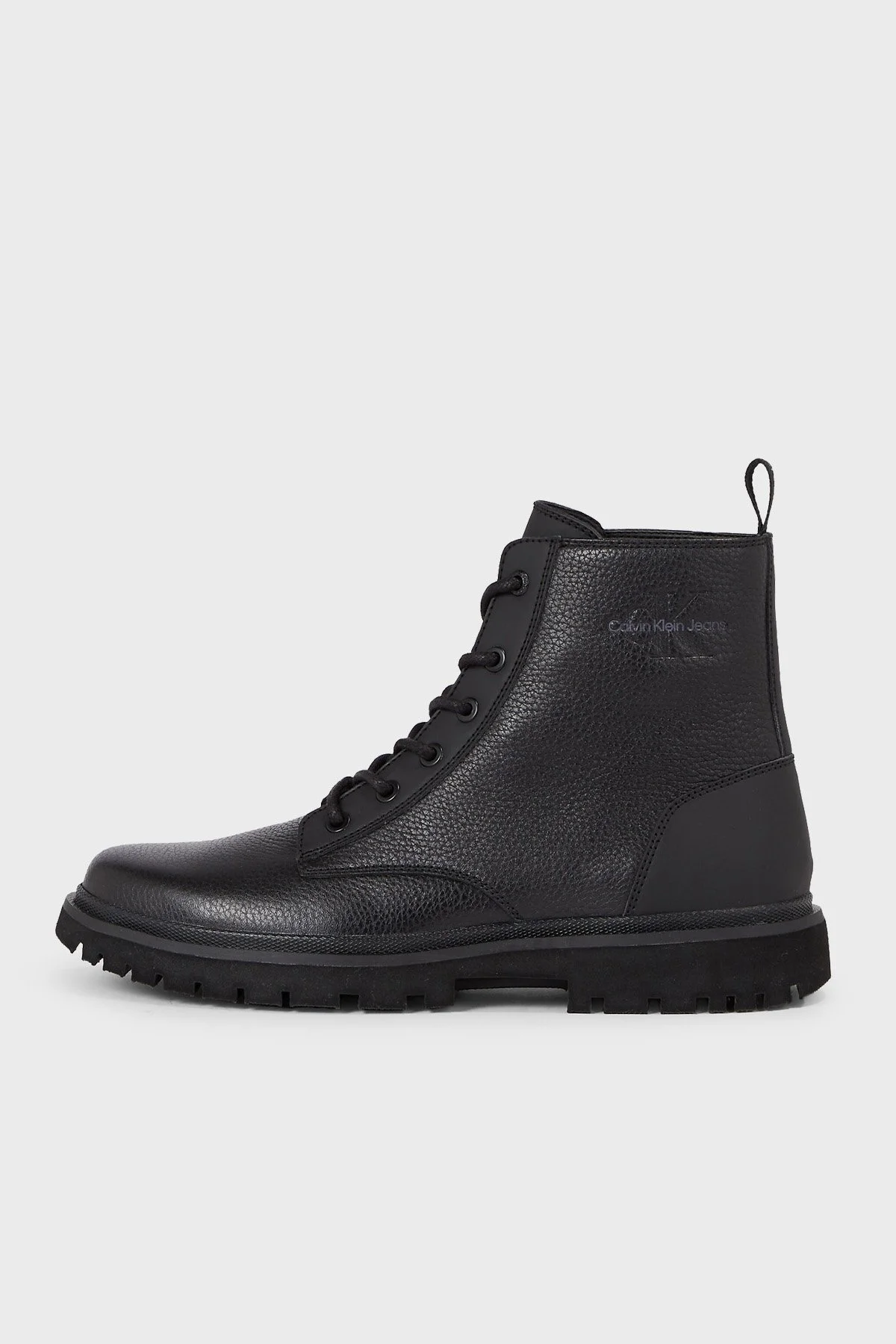 Calvin Klein Logolu YM0YM007510GT Erkek Bot YM0YM00751 0GT SİYAH - 8
