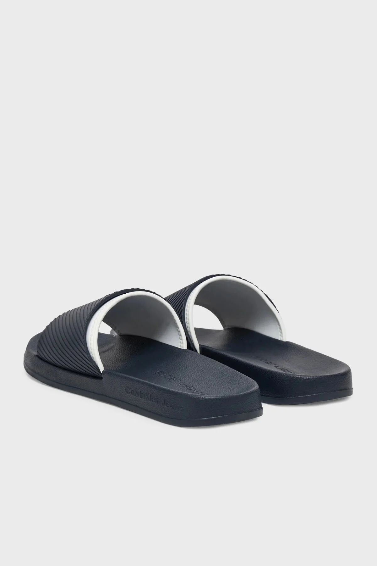 Calvin Klein Logolu YM0YM01234DW4 Erkek Terlik YM0YM01234 DW4 LACİVERT - 10