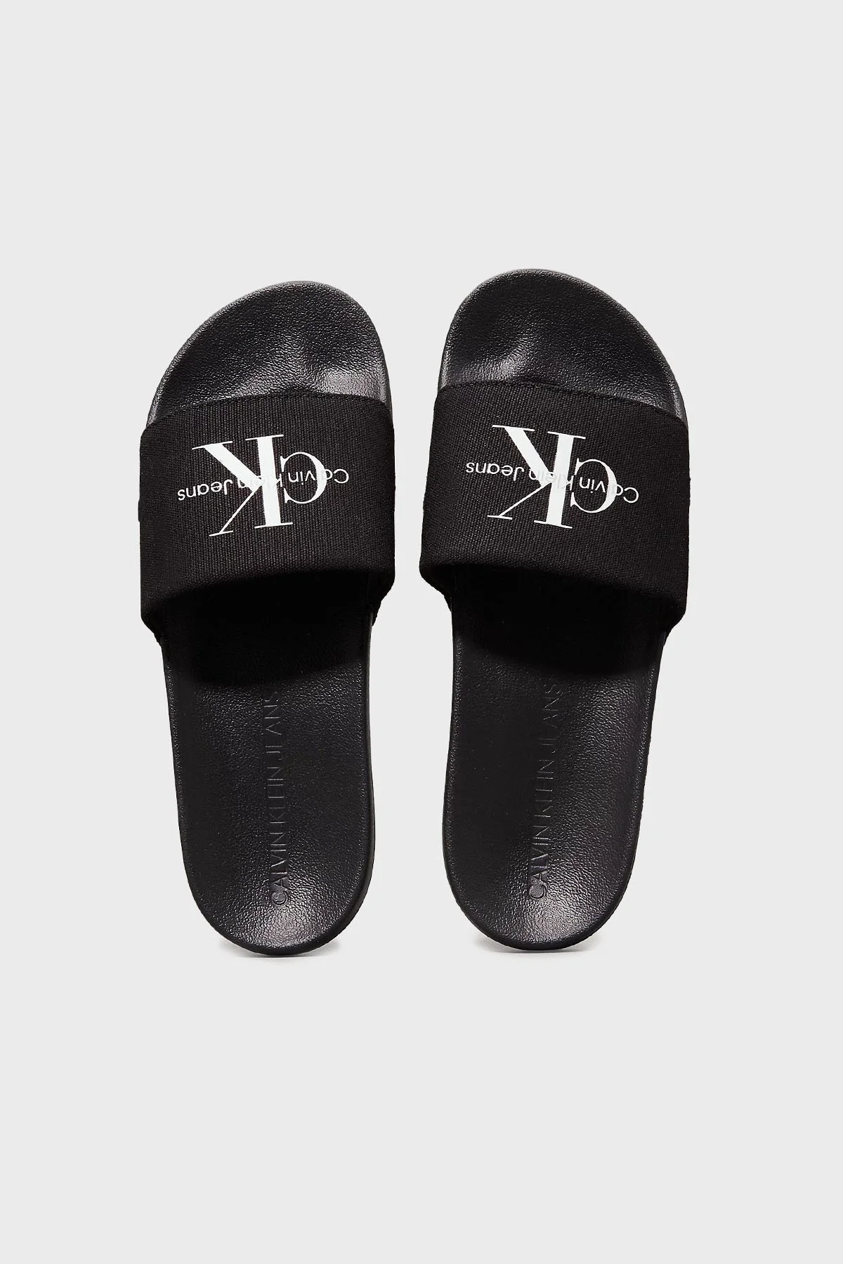 Calvin Klein Logolu YM0YM012710GJ Erkek Terlik YM0YM01271 0GJ SİYAH - 9