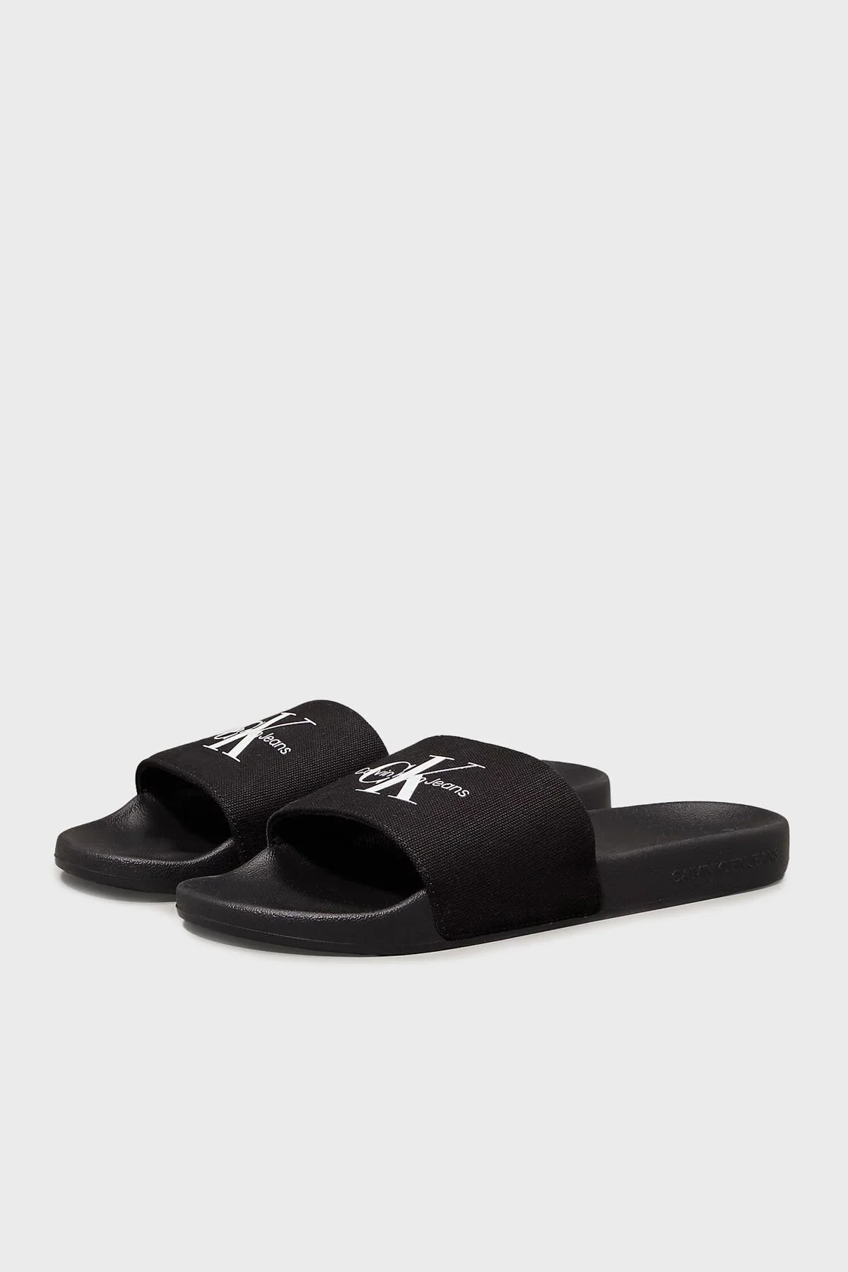 Calvin Klein Logolu YM0YM012710GJ Erkek Terlik YM0YM01271 0GJ SİYAH - 11