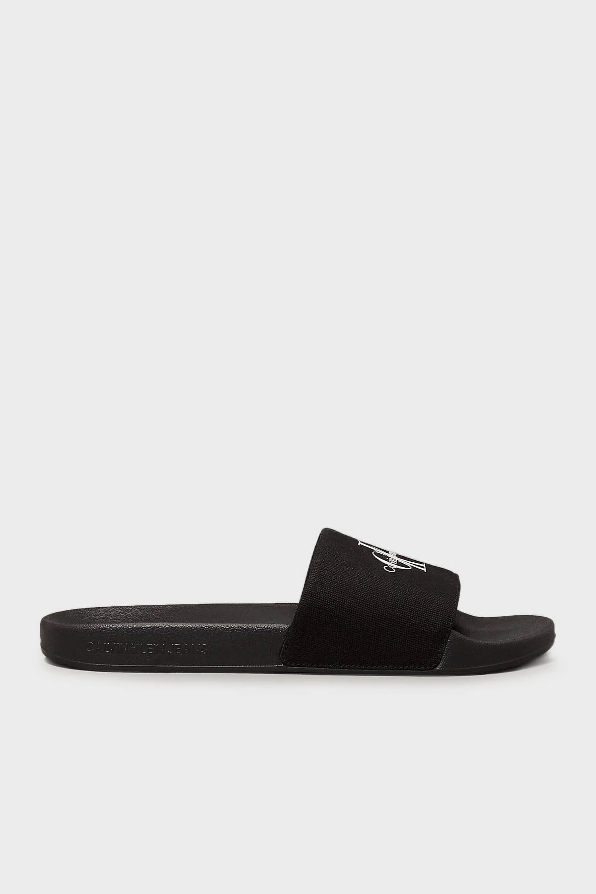 Calvin Klein Logolu YM0YM012710GM Erkek Terlik YM0YM01271 0GM SİYAH-BEYAZ - 1