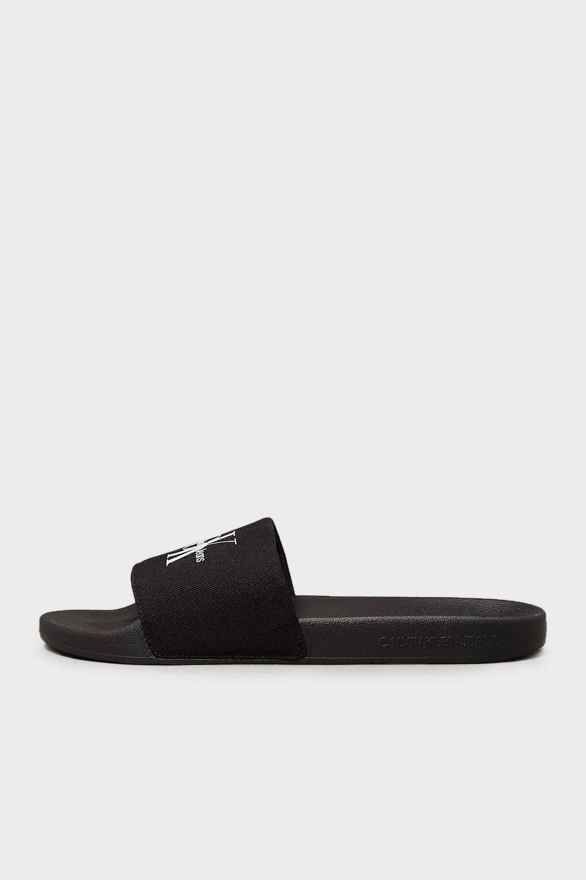Calvin Klein Logolu YM0YM012710GM Erkek Terlik YM0YM01271 0GM SİYAH-BEYAZ - 2