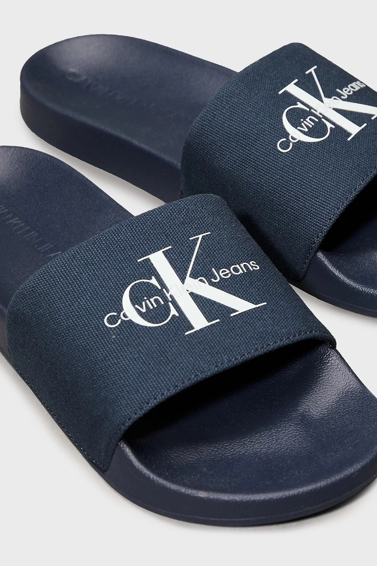 Calvin Klein Logolu YM0YM01271DW4 Erkek Terlik YM0YM01271 DW4 LACİVERT - 9