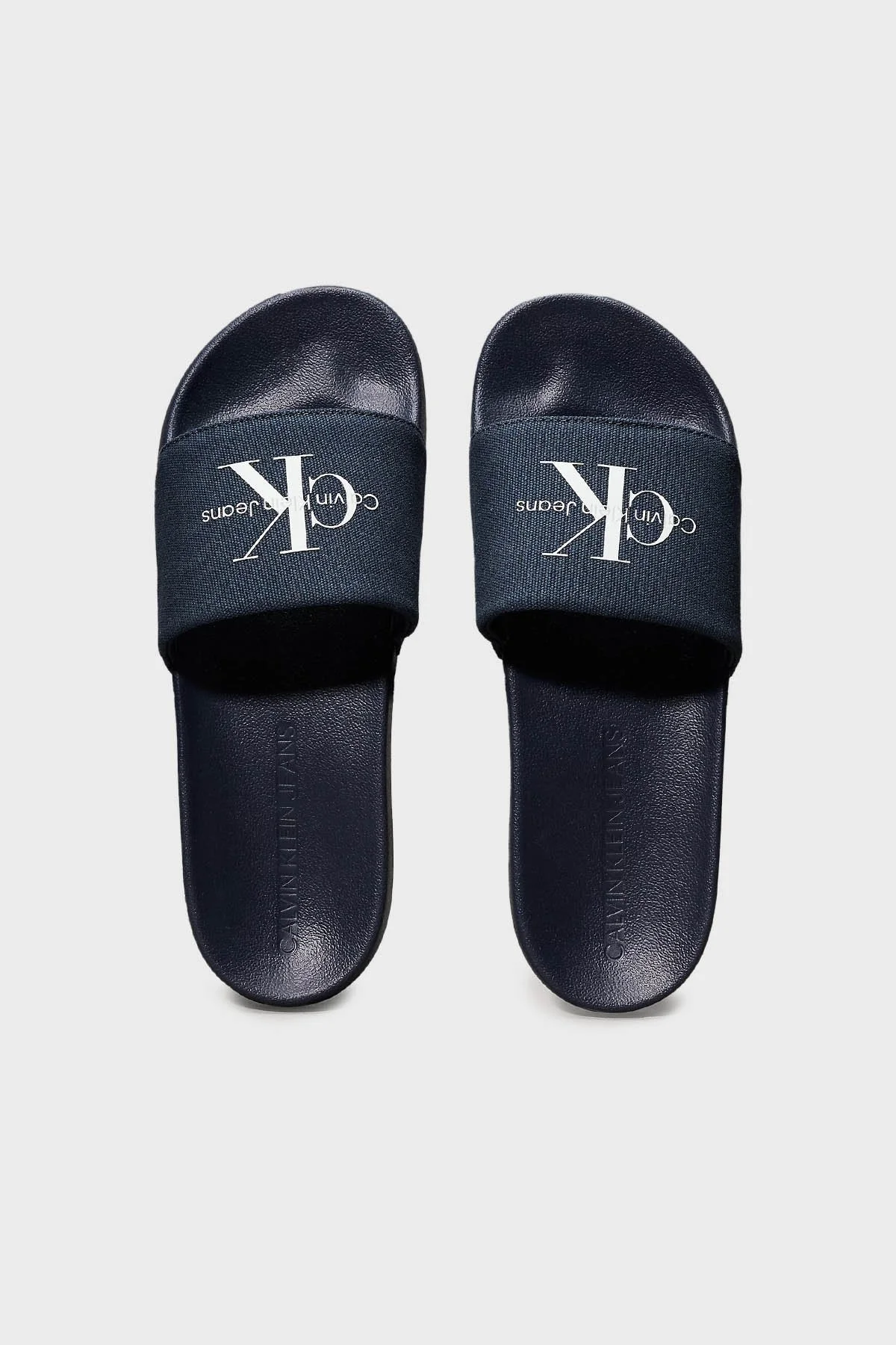 Calvin Klein Logolu YM0YM01271DW4 Erkek Terlik YM0YM01271 DW4 LACİVERT - 11