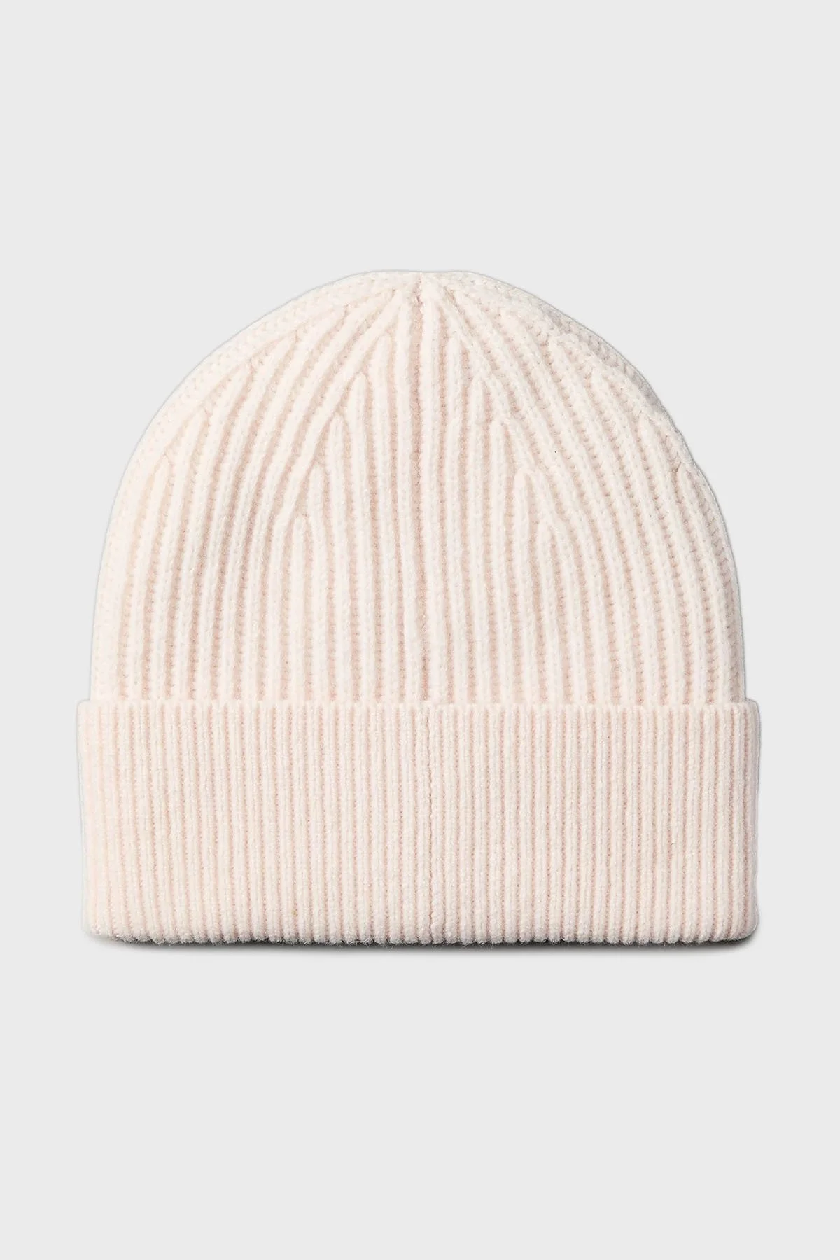 Calvin Klein Logolu Yün Karışımlı Örme LV04D8032GWFI Erkek Bere LV04D8032G WFI PUDRA - 3