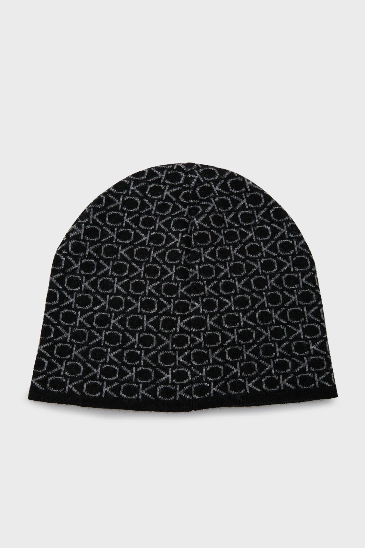 Calvin Klein Logolu Yünlü Erkek Bere K50K509689 BAX SİYAH - 2