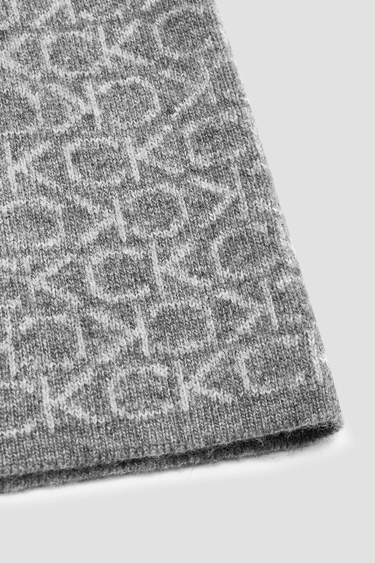 Calvin Klein Logolu Yünlü K50K509689PTR Erkek Bere K50K509689 PTR GRİ - 2