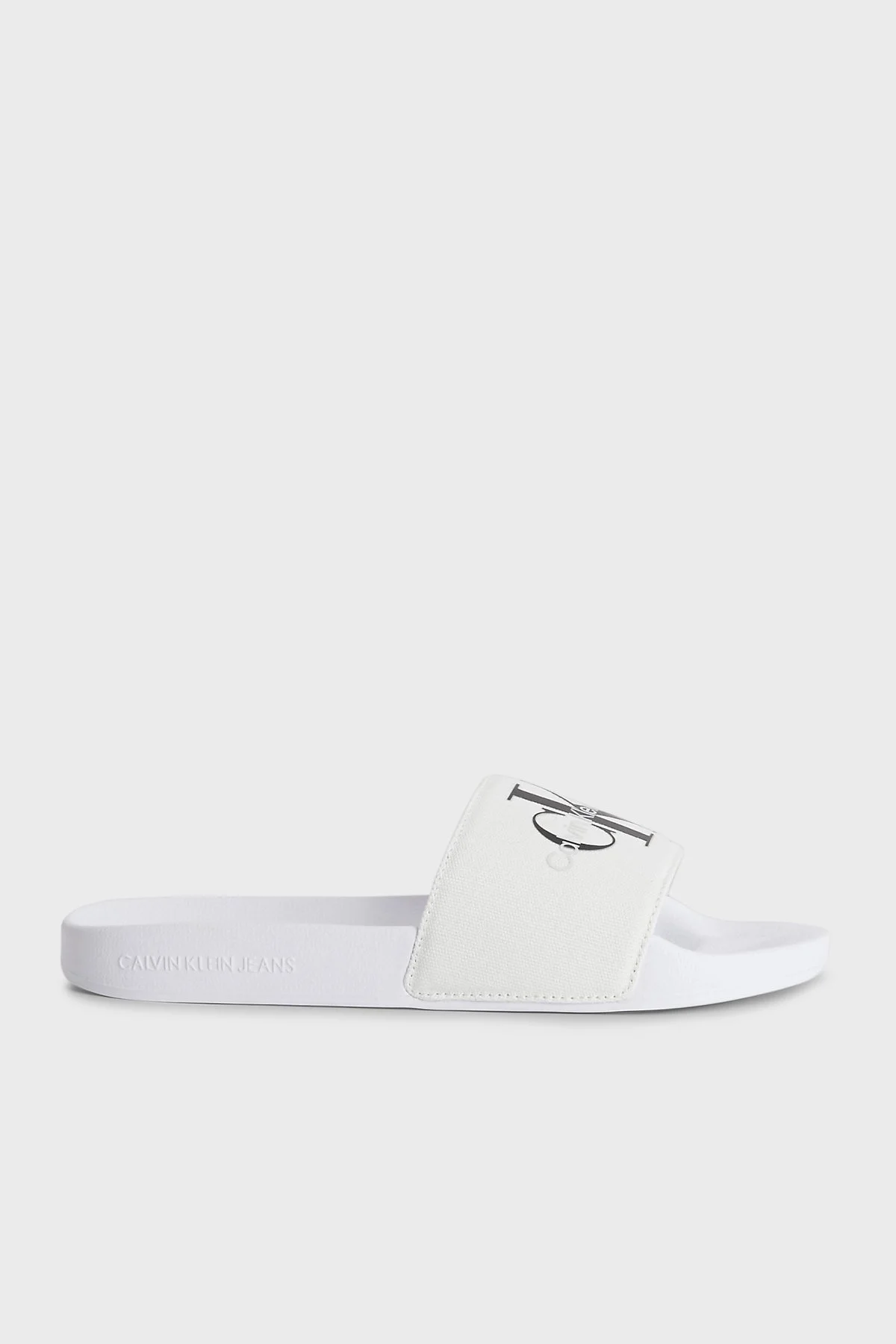 Calvin Klein Logolu YW0YW00103YBR Bayan Terlik YW0YW00103 YBR BEYAZ - 1