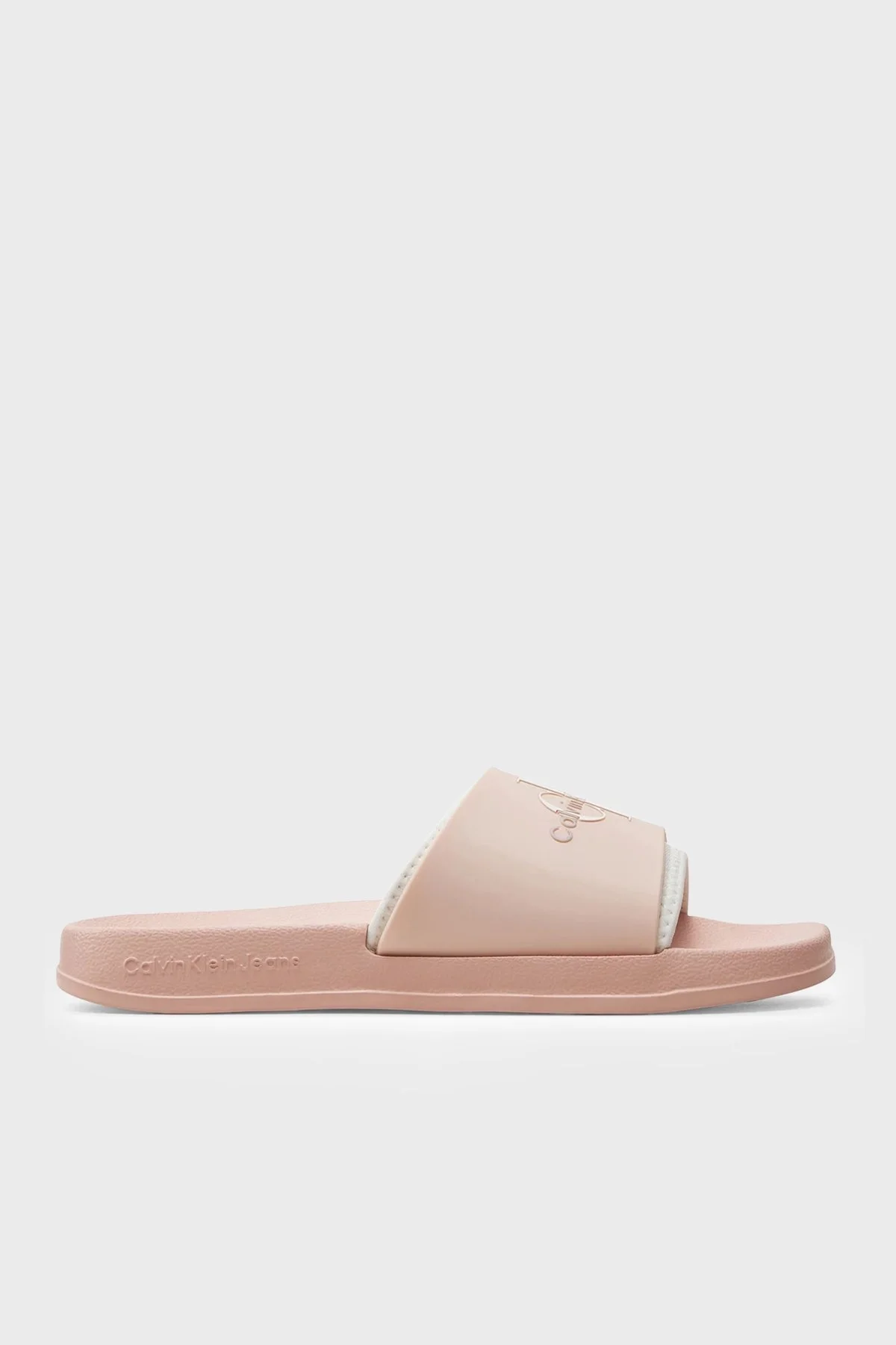 Calvin Klein Logolu YW0YW00585TLL Bayan Terlik YW0YW00585 TLL PUDRA - 1