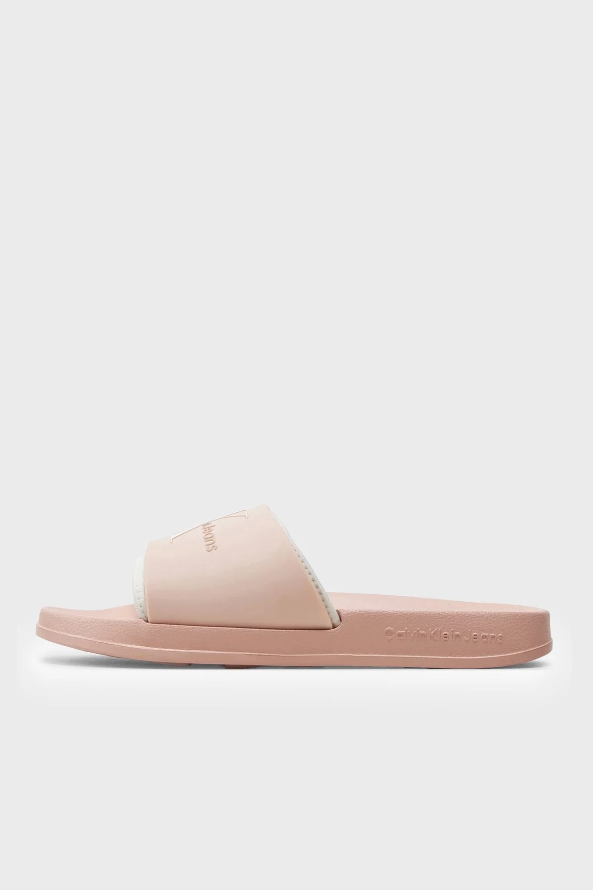 Calvin Klein Logolu YW0YW00585TLL Bayan Terlik YW0YW00585 TLL PUDRA - 2