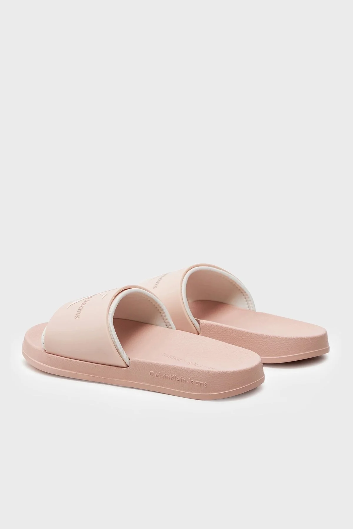 Calvin Klein Logolu YW0YW00585TLL Bayan Terlik YW0YW00585 TLL PUDRA - 4
