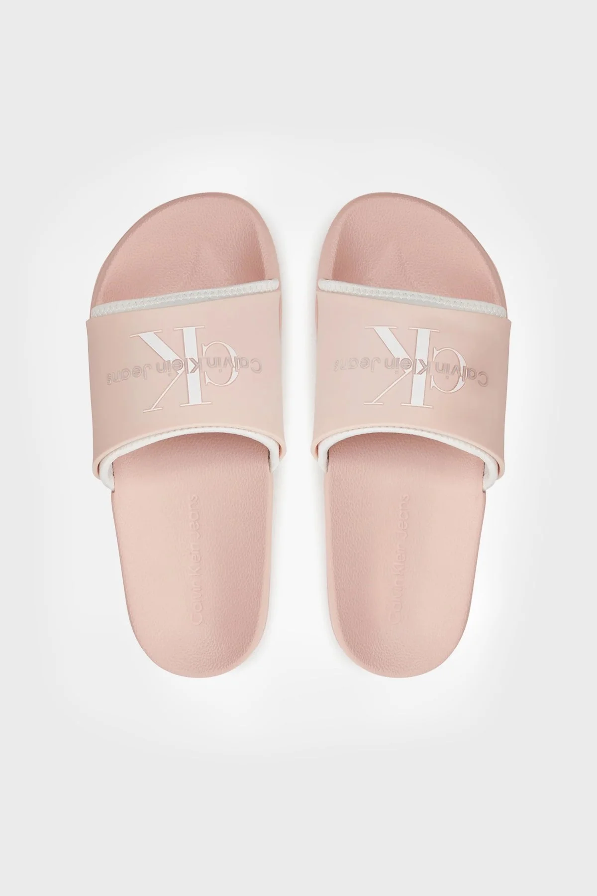 Calvin Klein Logolu YW0YW00585TLL Bayan Terlik YW0YW00585 TLL PUDRA - 6
