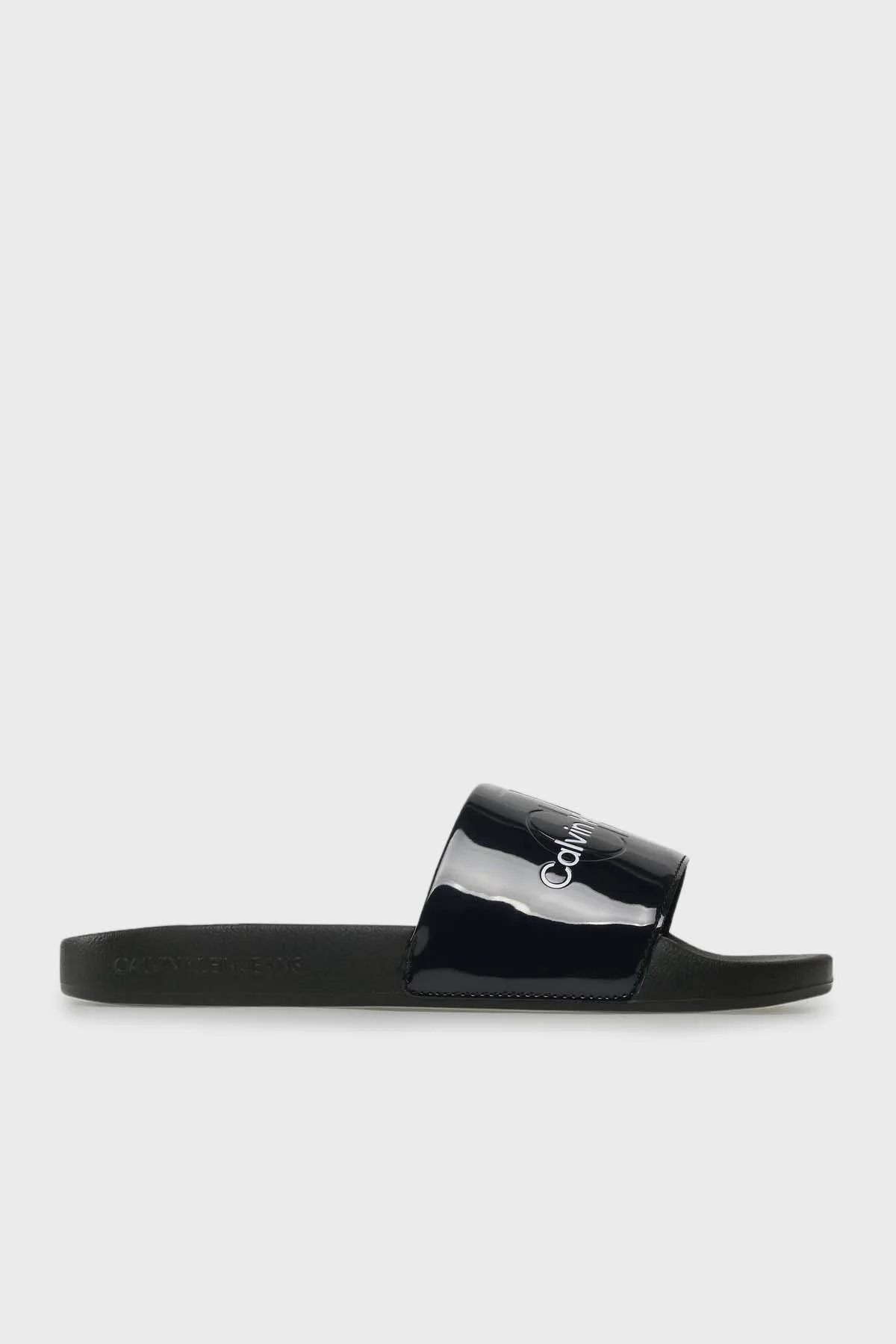 Calvin Klein Logolu YW0YW0063802Y Bayan Terlik YW0YW00638 02Y SİYAH - 1