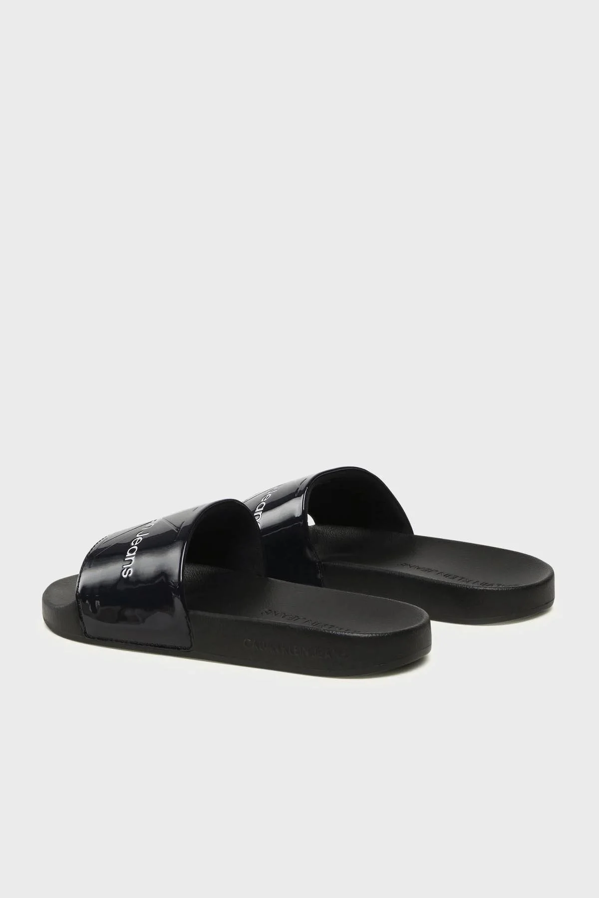 Calvin Klein Logolu YW0YW0063802Y Bayan Terlik YW0YW00638 02Y SİYAH - 3