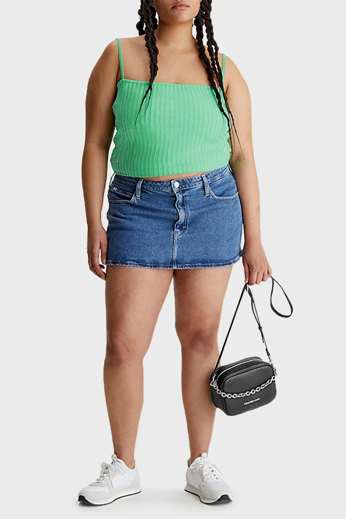 Calvin Klein Logolu Zincir Askılı Fermuar K60K610564BDS Bayan Çanta K60K610564 BDS SİYAH - 2