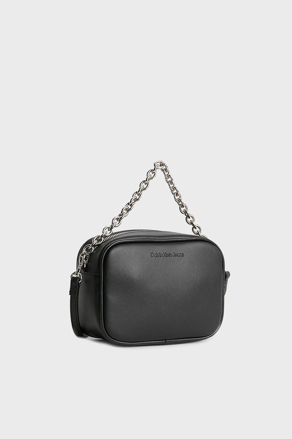 Calvin Klein Logolu Zincir Askılı Fermuar K60K610564BDS Bayan Çanta K60K610564 BDS SİYAH - 4