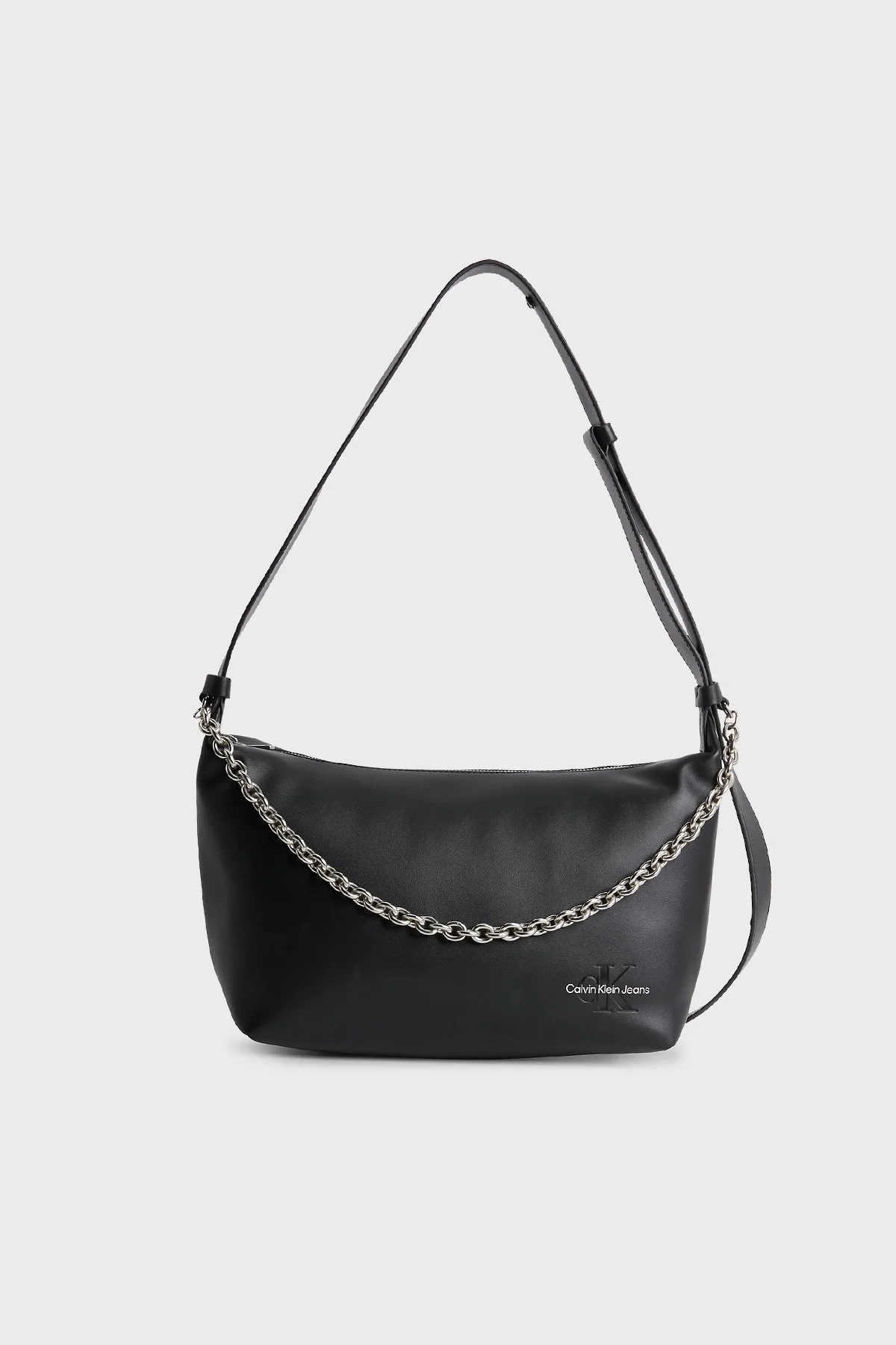 Calvin Klein Logolu Zincir Askılı K60K610563BDS Bayan Çanta K60K610563 BDS SİYAH - 1