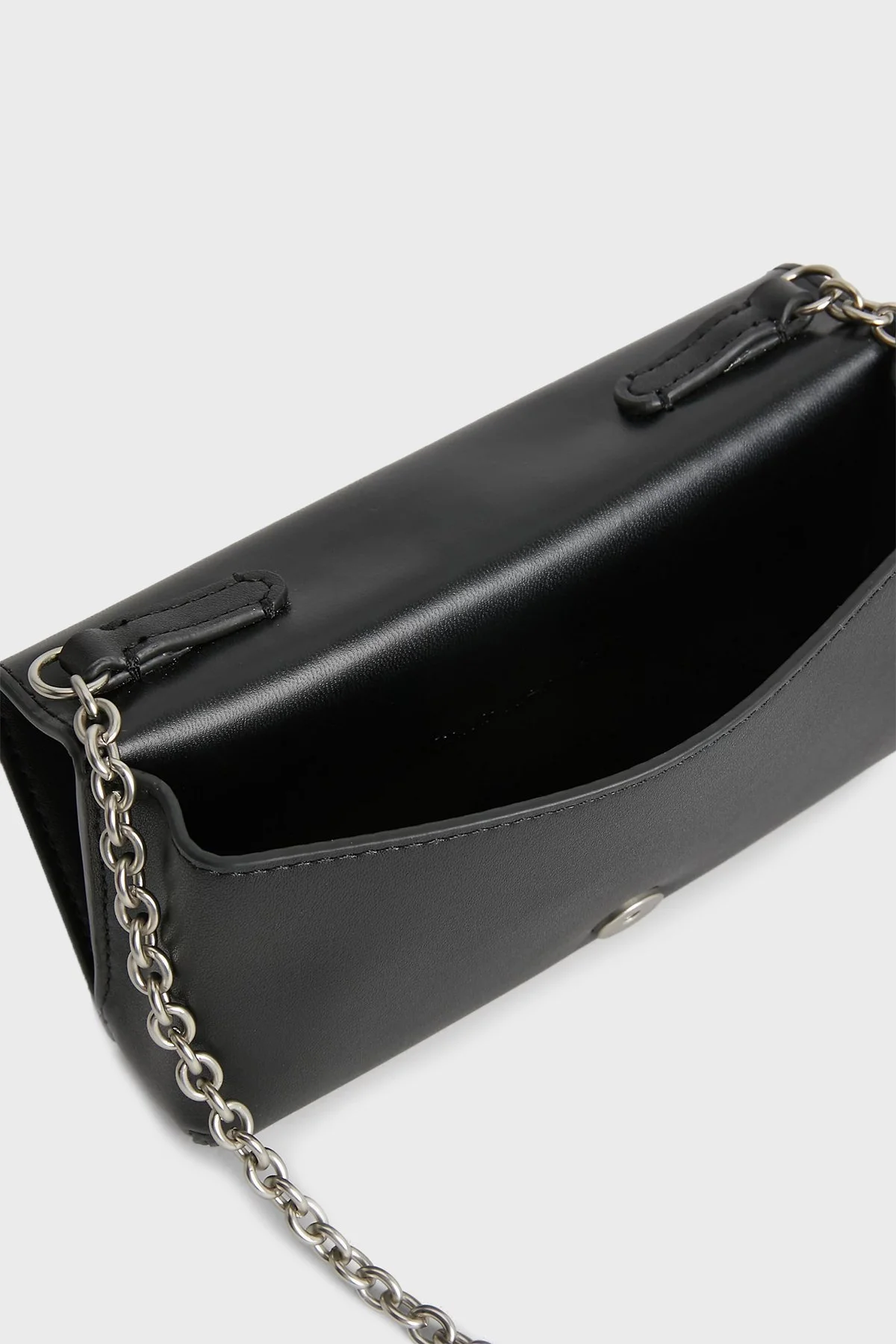 Calvin Klein Logolu Zincir Askılı K60K610703BDS Bayan Çanta K60K610703 BDS SİYAH - 5