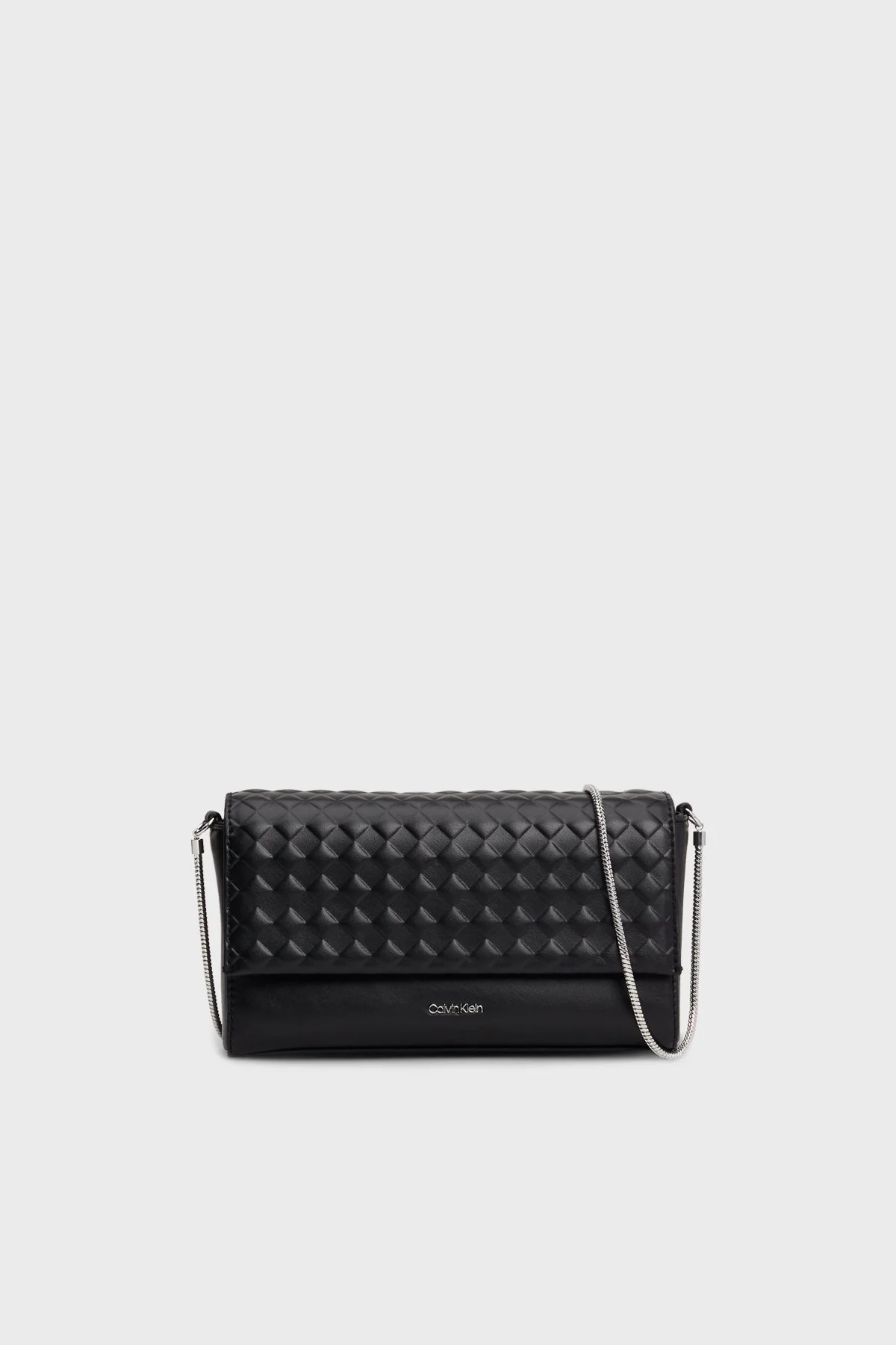Calvin Klein Logolu Zincir Askılı K60K611990BEH Bayan Çanta K60K611990 BEH SİYAH - 1