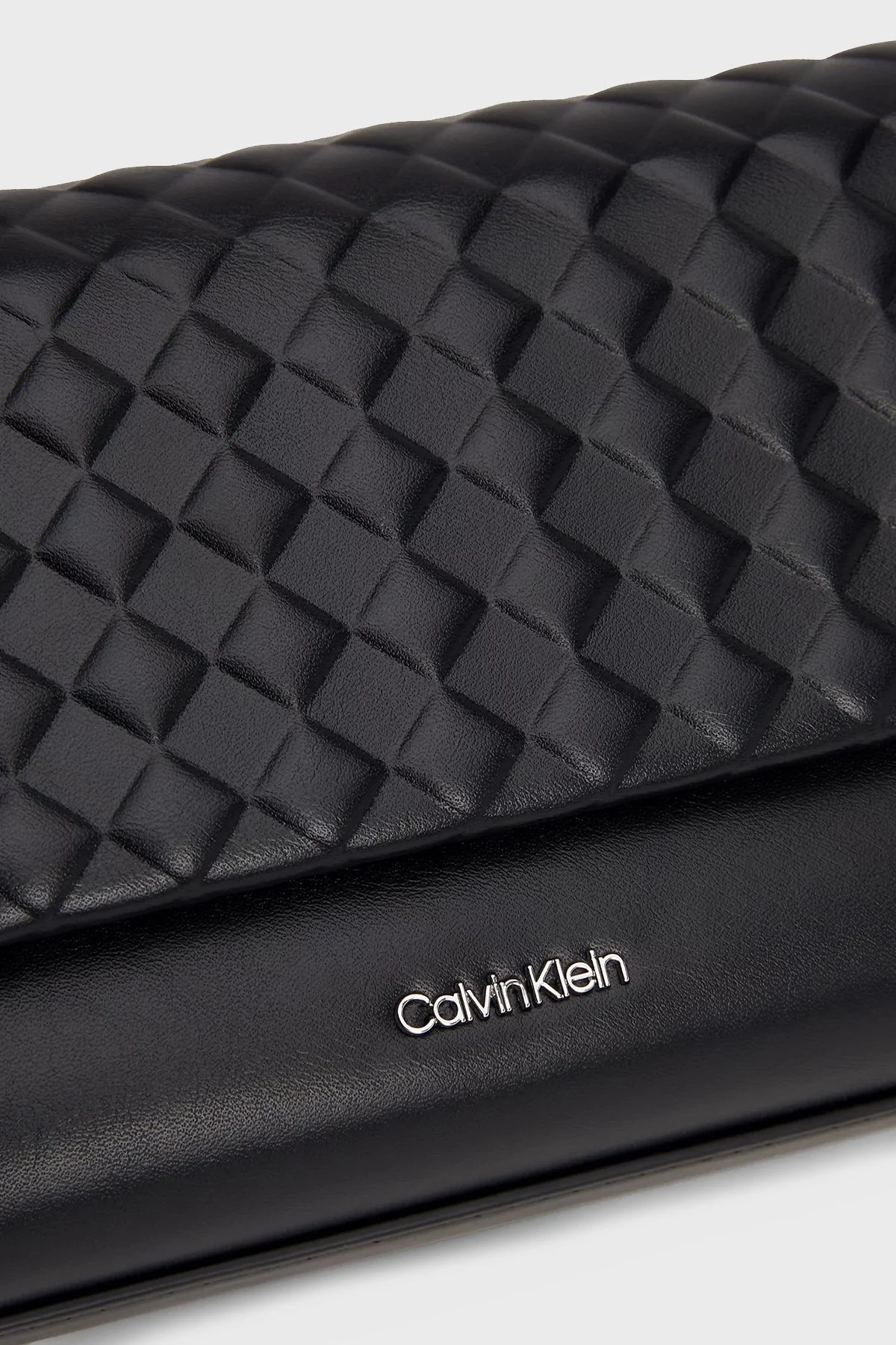 Calvin Klein Logolu Zincir Askılı K60K611990BEH Bayan Çanta K60K611990 BEH SİYAH - 3