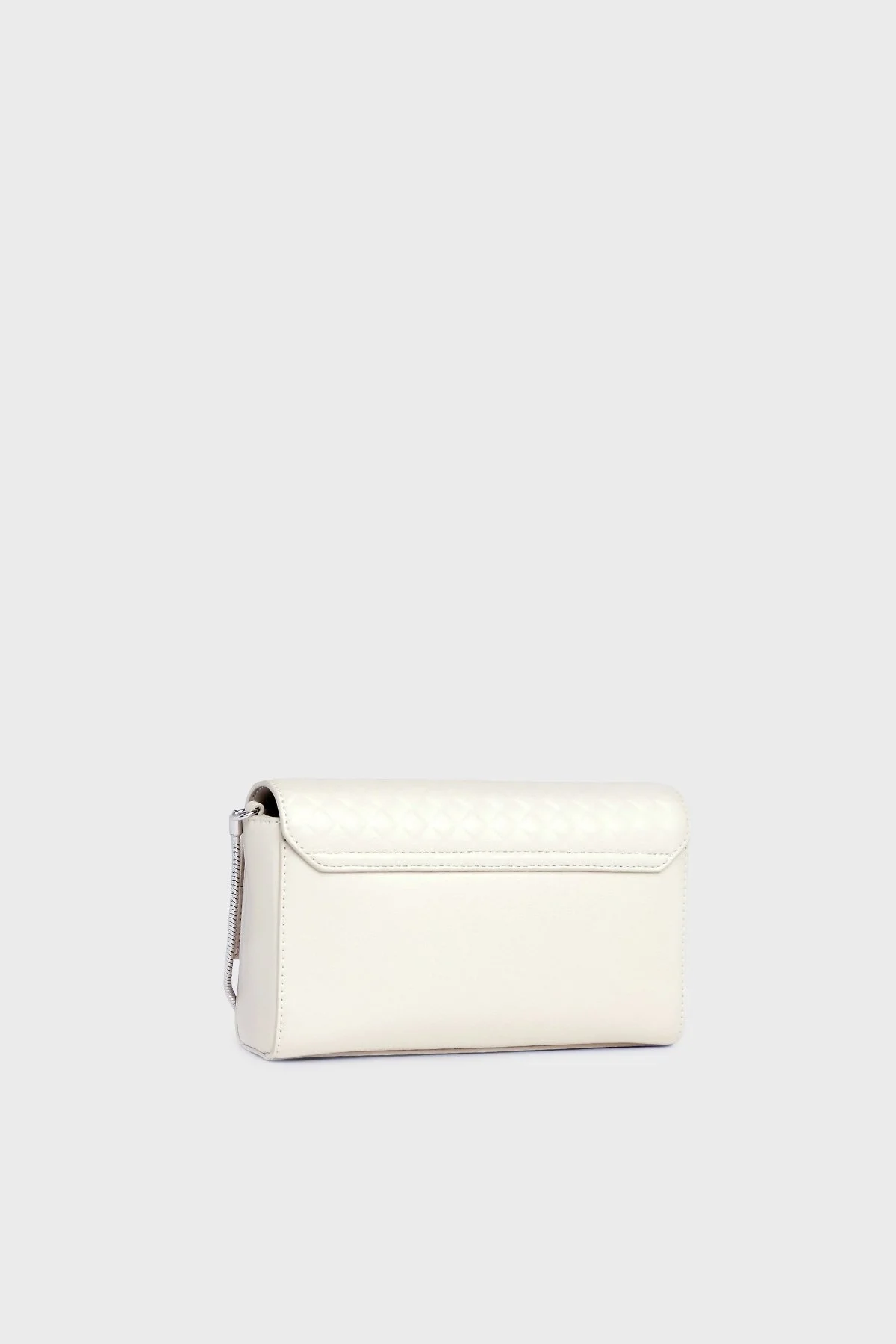 Calvin Klein Logolu Zincir Askılı K60K611990PC4 Bayan Çanta K60K611990 PC4 EKRU - 4