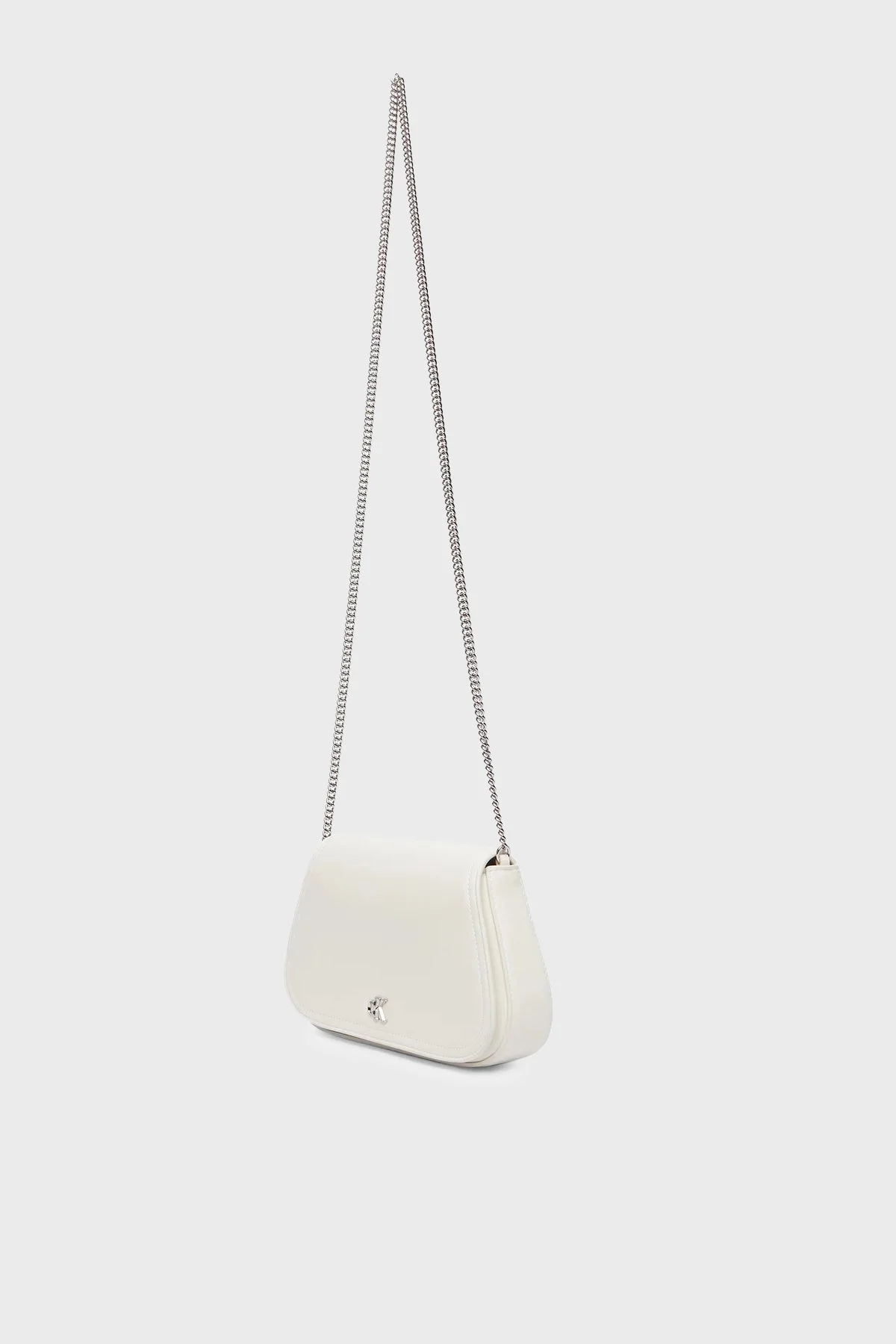 Calvin Klein Logolu Zincir Askılı LV04F1153G4LX Bayan Çanta LV04F1153G 4LX BEYAZ - 3