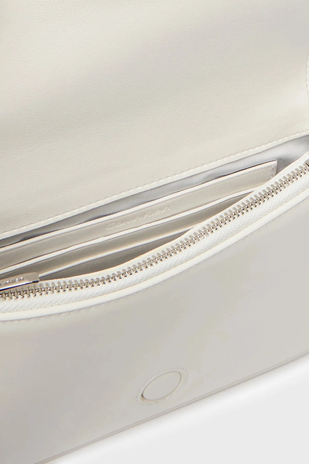 Calvin Klein Logolu Zincir Askılı LV04F1153G4LX Bayan Çanta LV04F1153G 4LX BEYAZ - 5