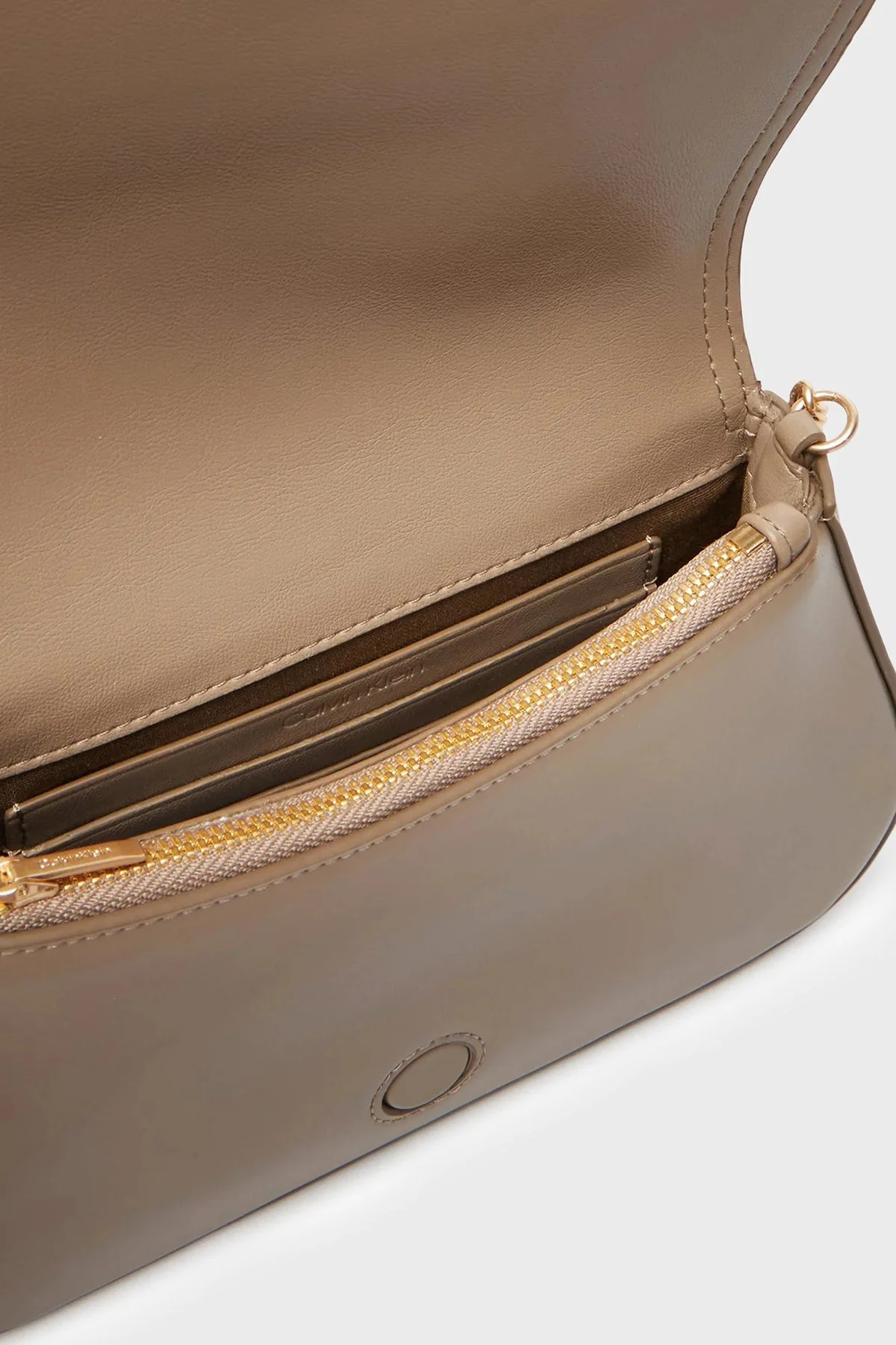 Calvin Klein Logolu Zincir Askılı LV04F1153GVFU Bayan Çanta LV04F1153G VFU TOPRAK - 4