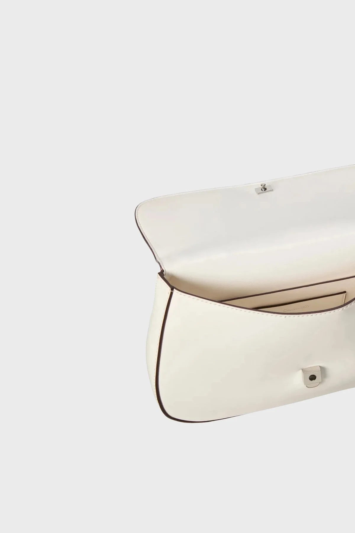 Calvin Klein Logolu Zincir Askılı LV04F3171G4LX Kadın Çanta LV04F3171G 4LX BEYAZ - 3