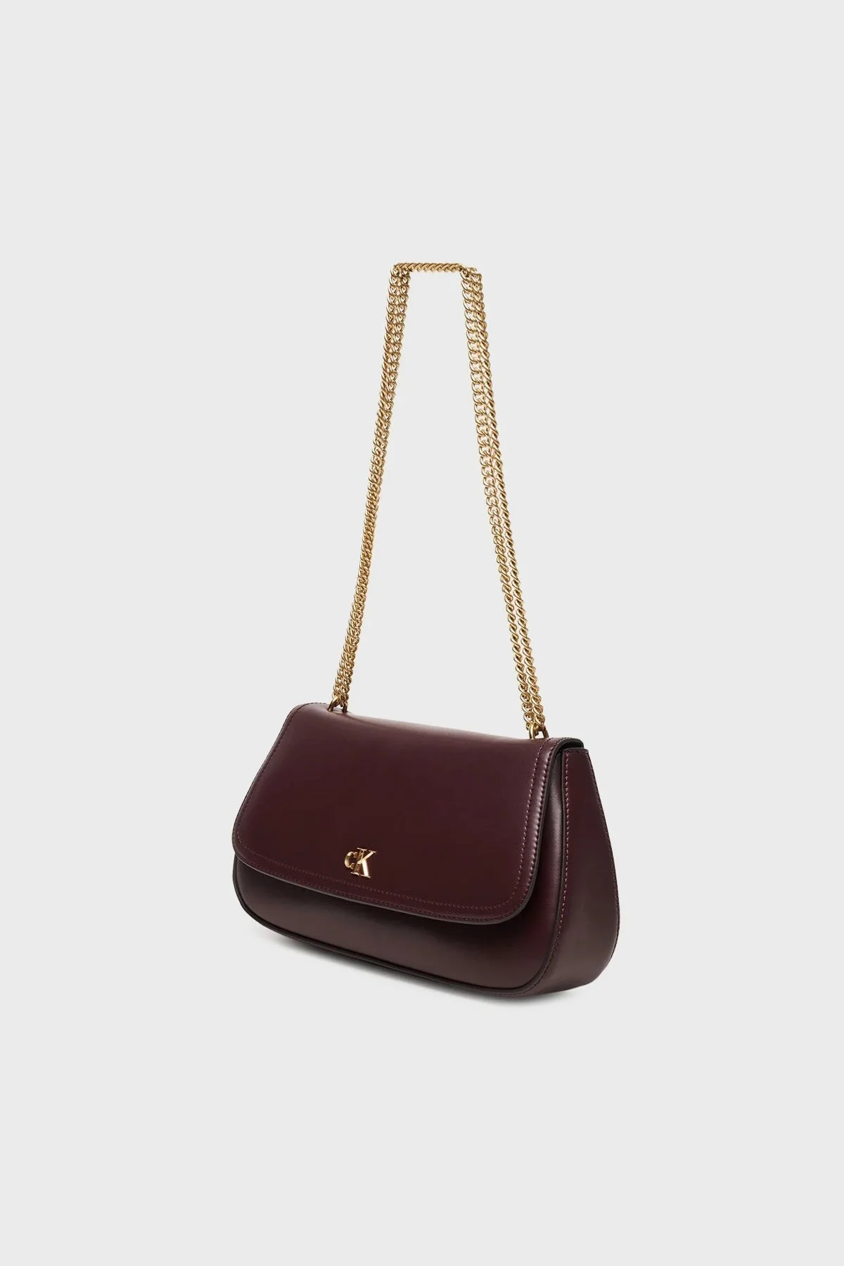 Calvin Klein Logolu Zincir Askılı LV04F3171GBAP Bayan Çanta LV04F3171G BAP BORDO - 5