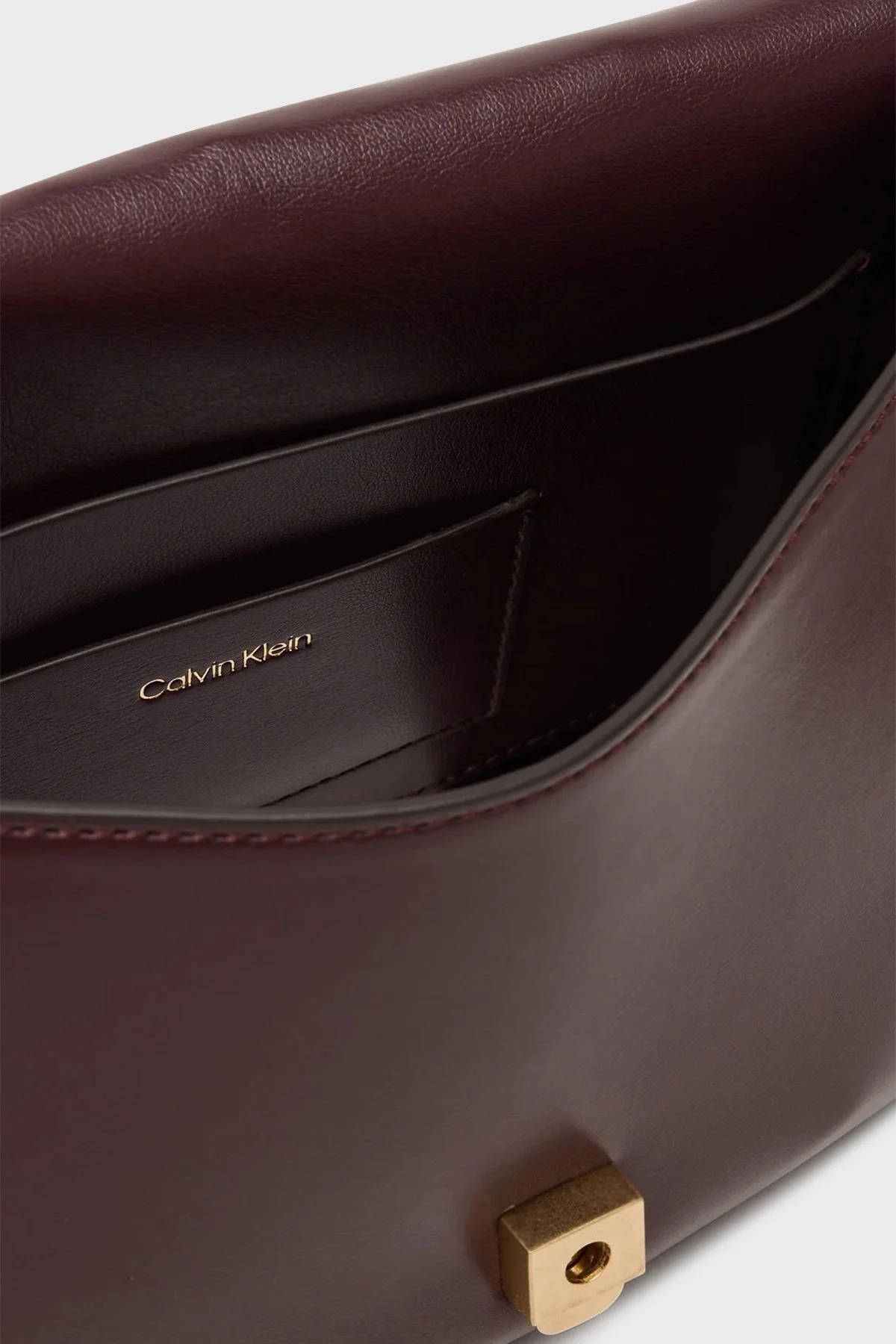 Calvin Klein Logolu Zincir Askılı LV04F3171GBAP Bayan Çanta LV04F3171G BAP BORDO - 6